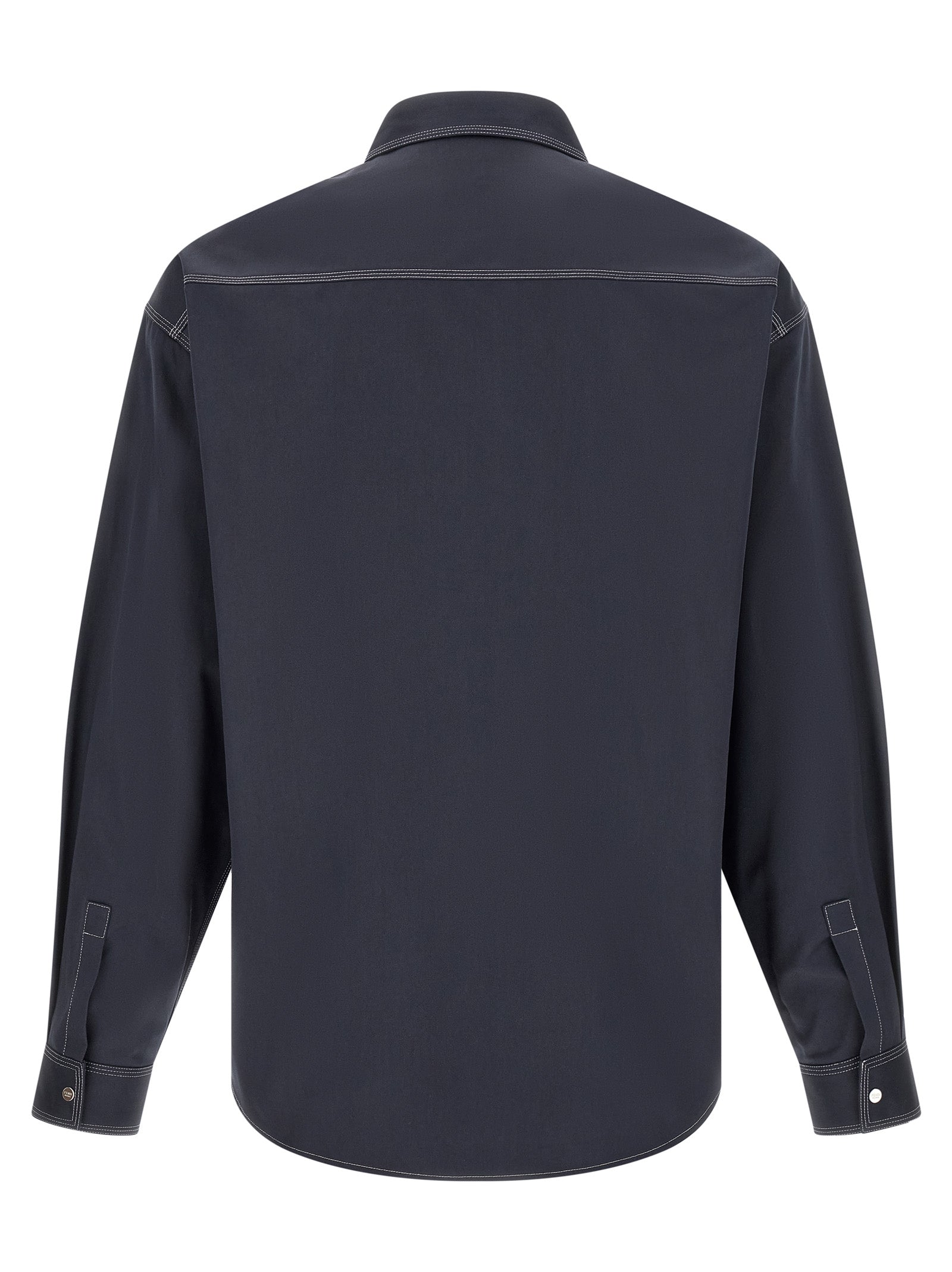 Blue Cotton Blouse