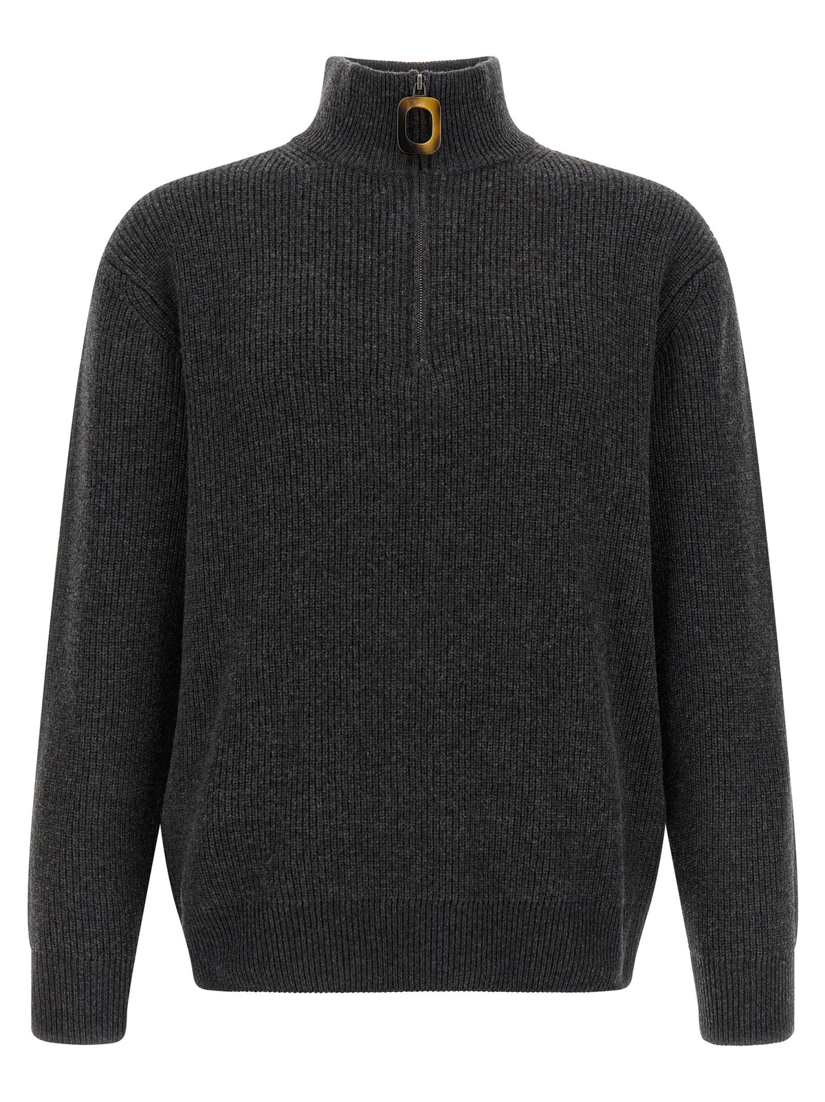 Gray Wool Cardigan