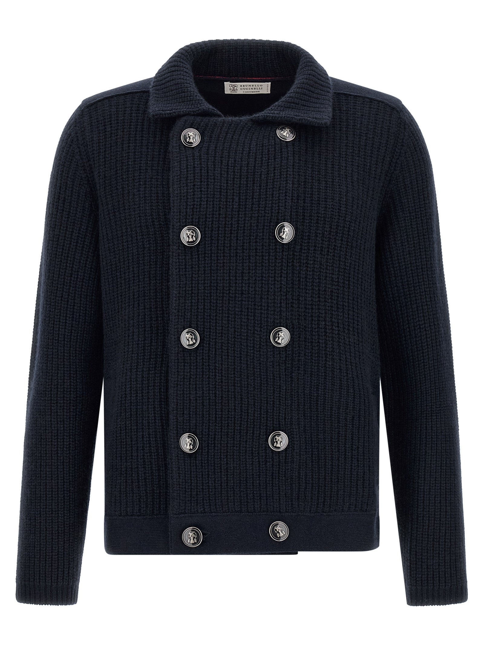 Blue Cashmere Cardigan