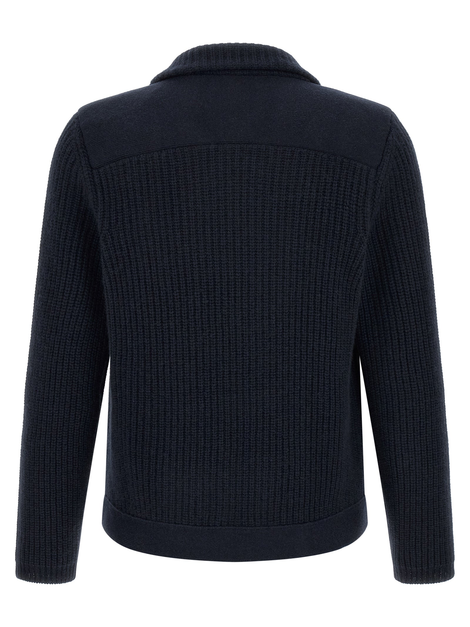 Blue Cashmere Cardigan