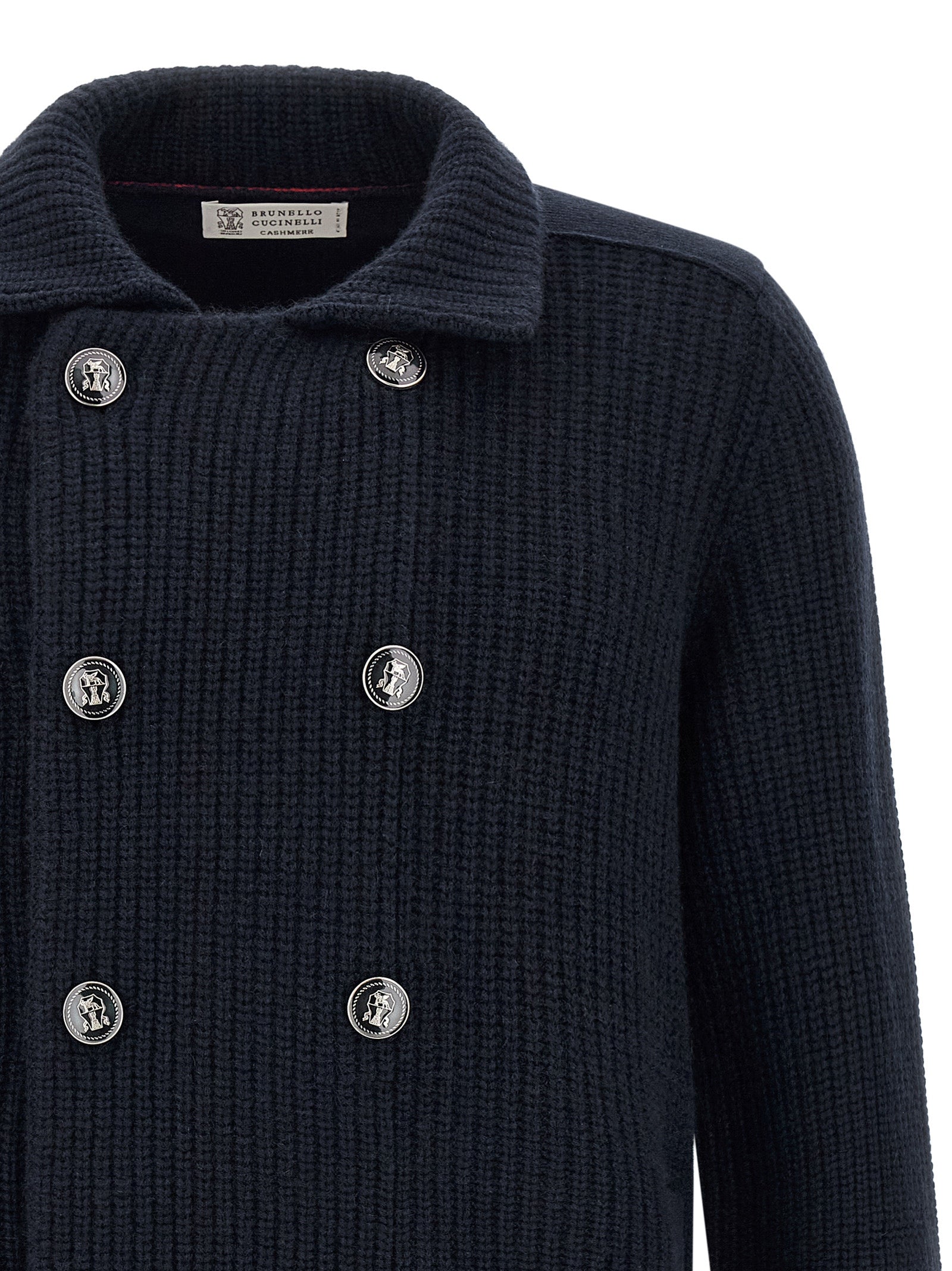 Blue Cashmere Cardigan