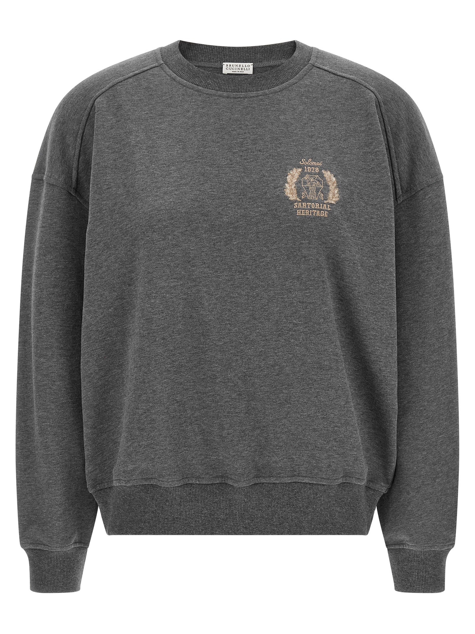 Gray Cotton Sweatshirt