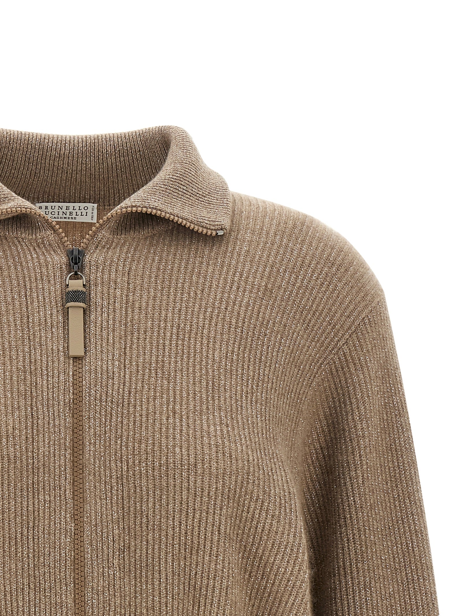 Brown Cashmere Cardigan