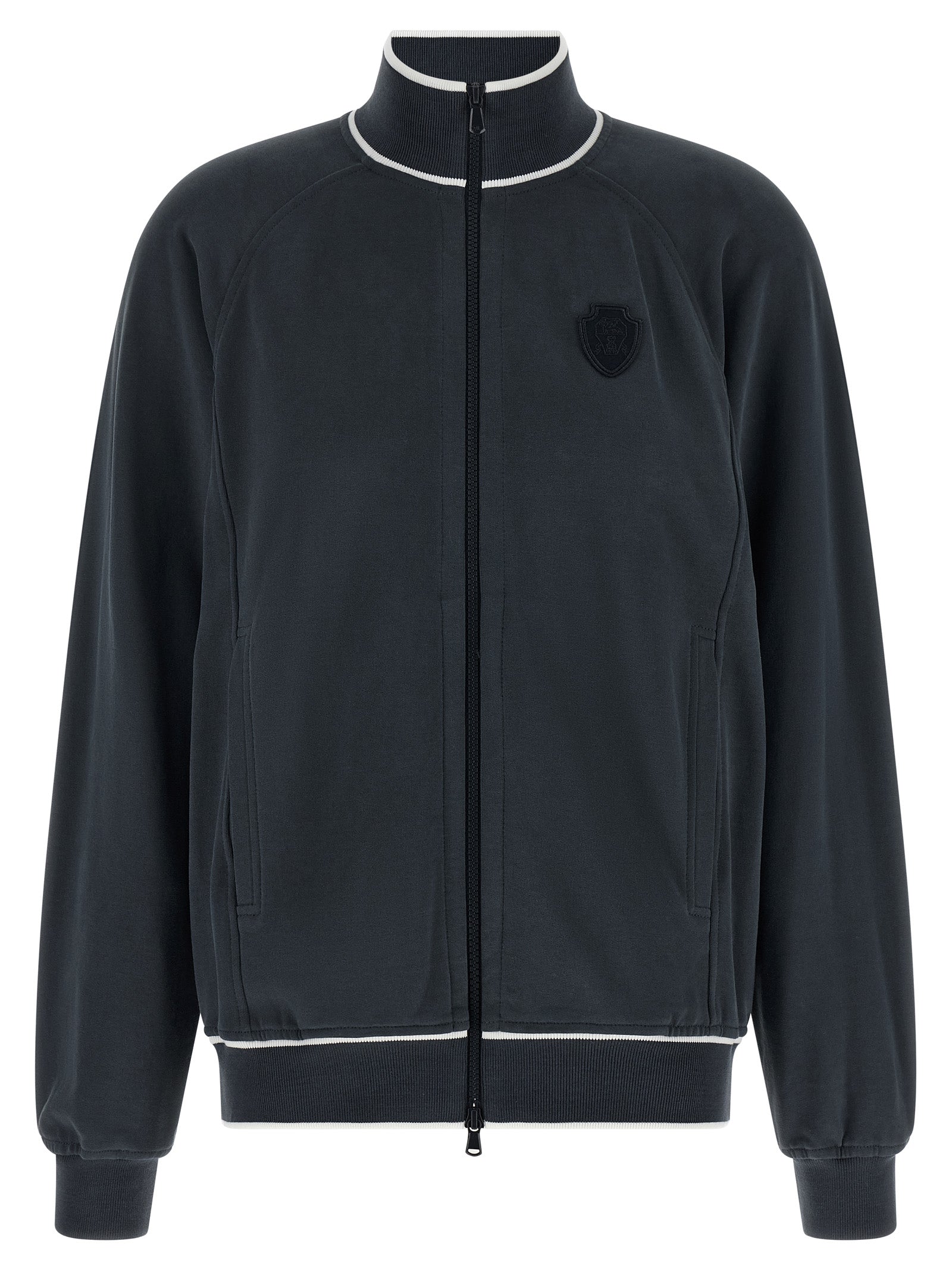Blue Cotton Sweatshirt