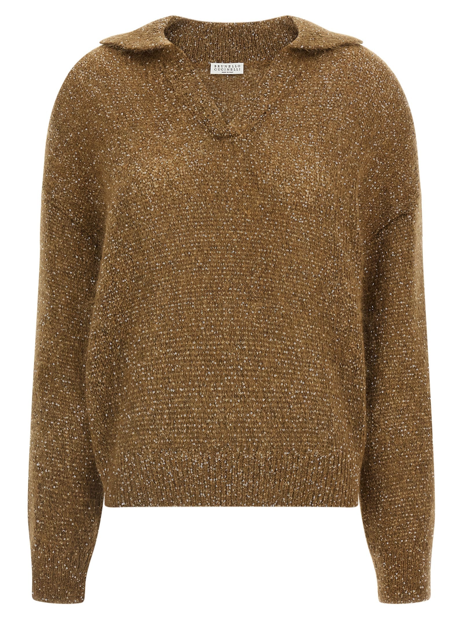 Brown Polyamide Polo Shirt
