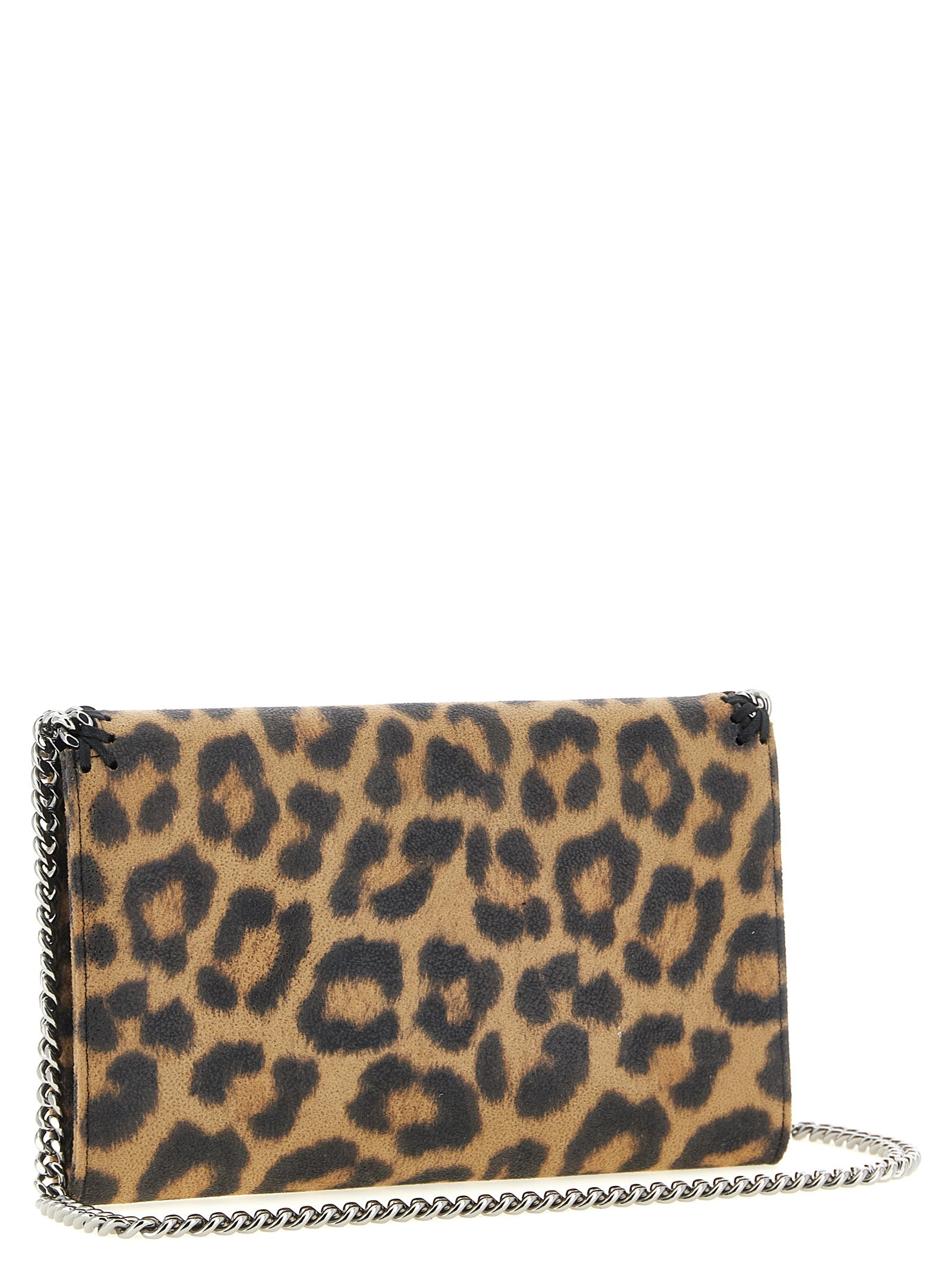 Brown Polyester Clutch Bag