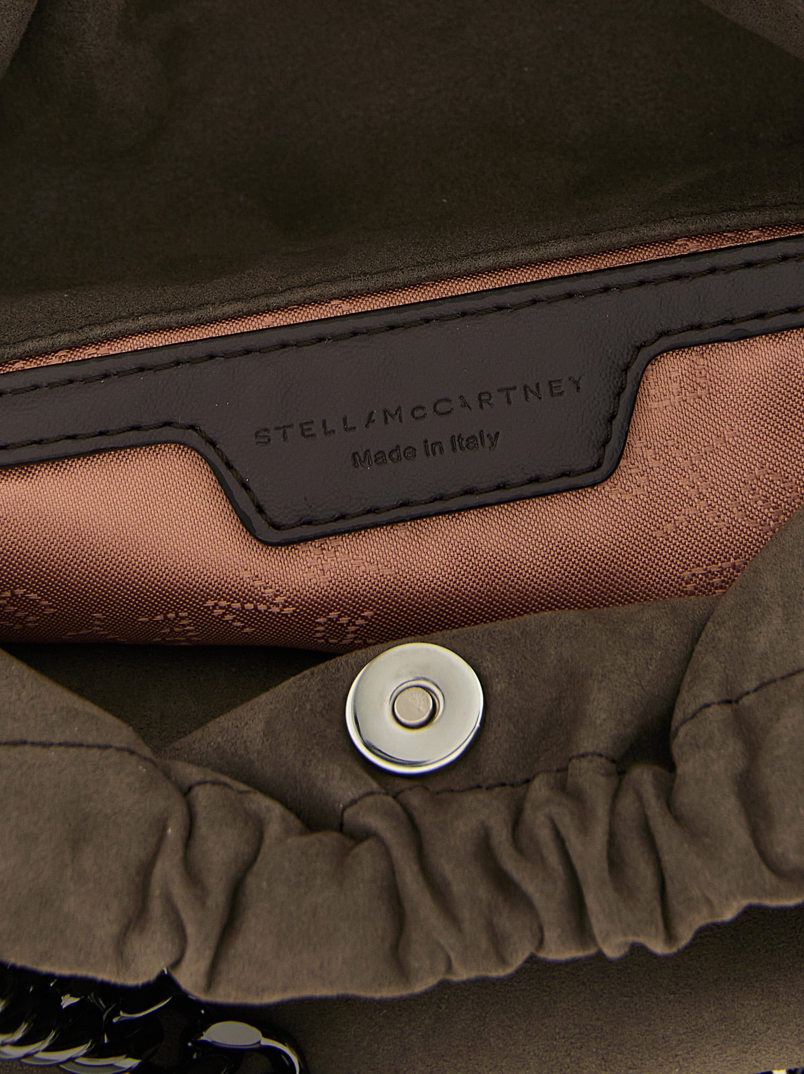 Gray Polyamide Crossbody Bag