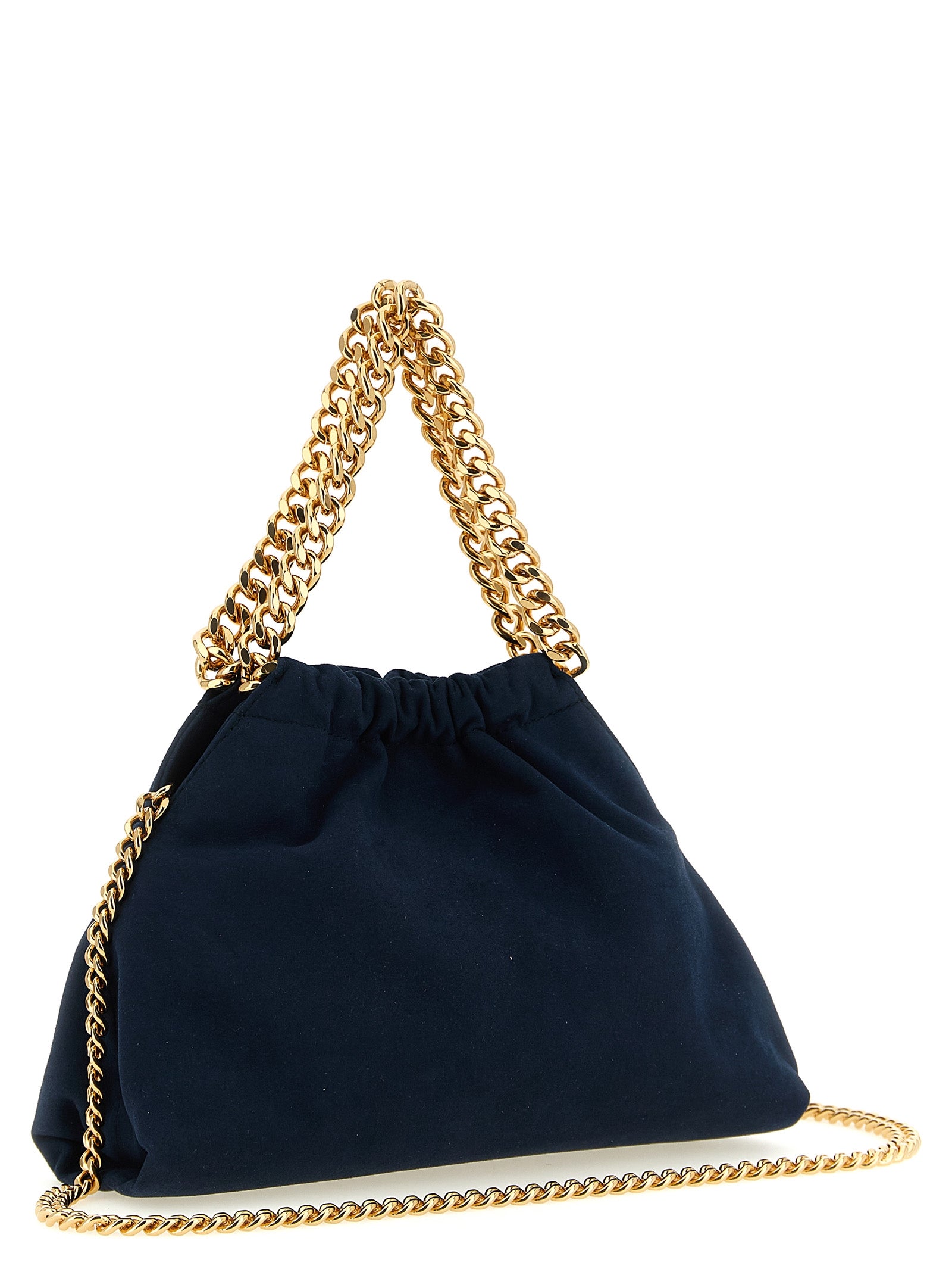 Blue Polyamide Crossbody Bag