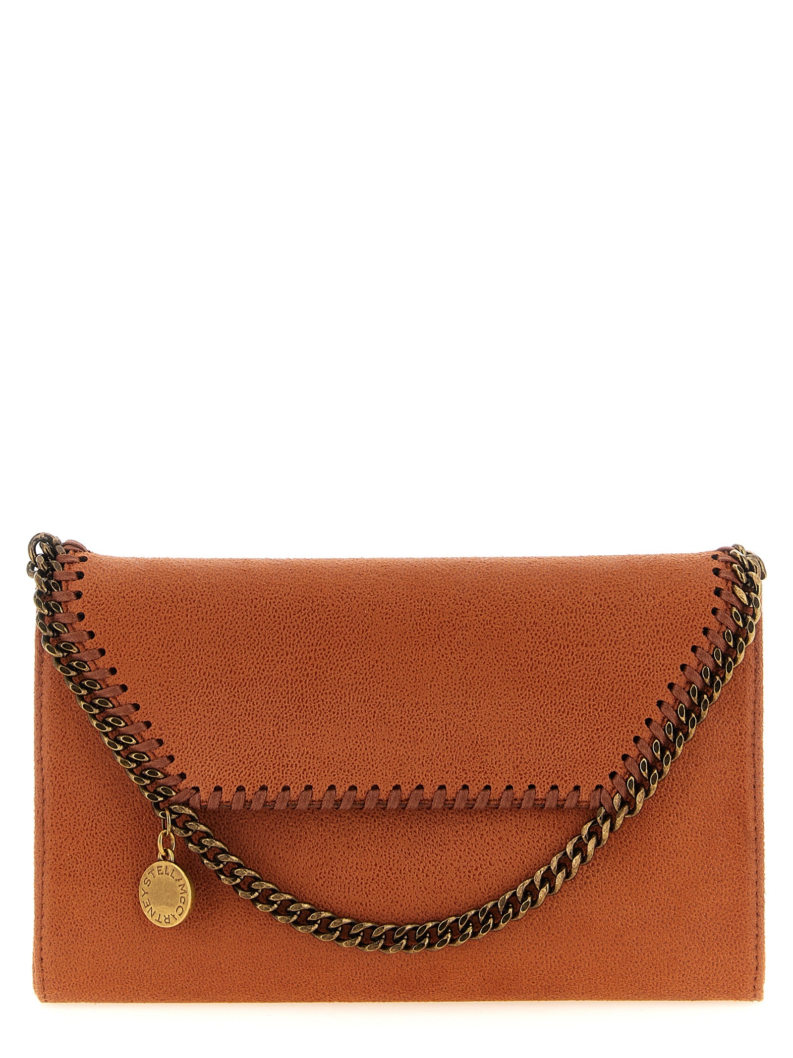Orange Polyester Crossbody Bag