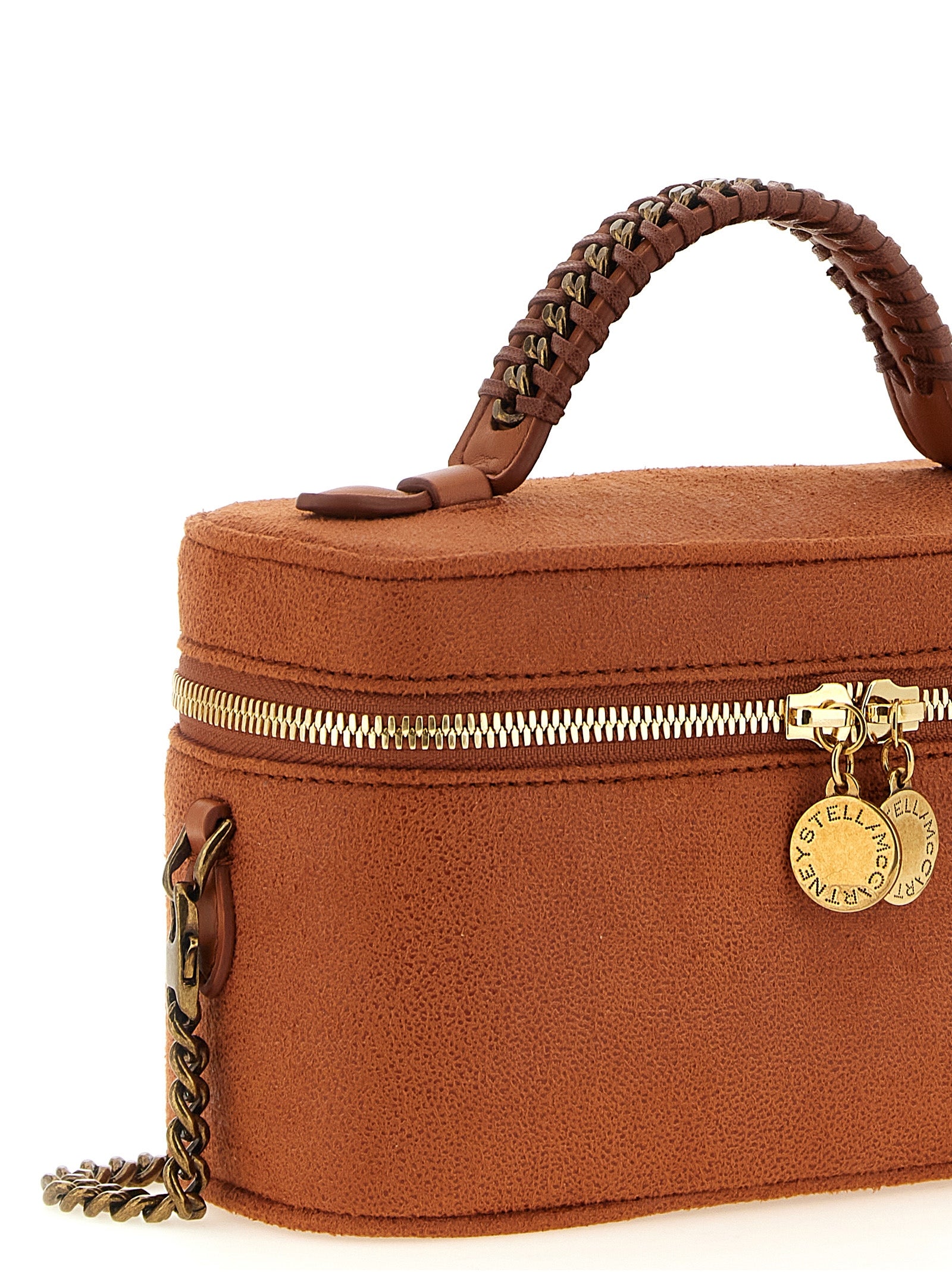 Orange Polyester Crossbody Bag