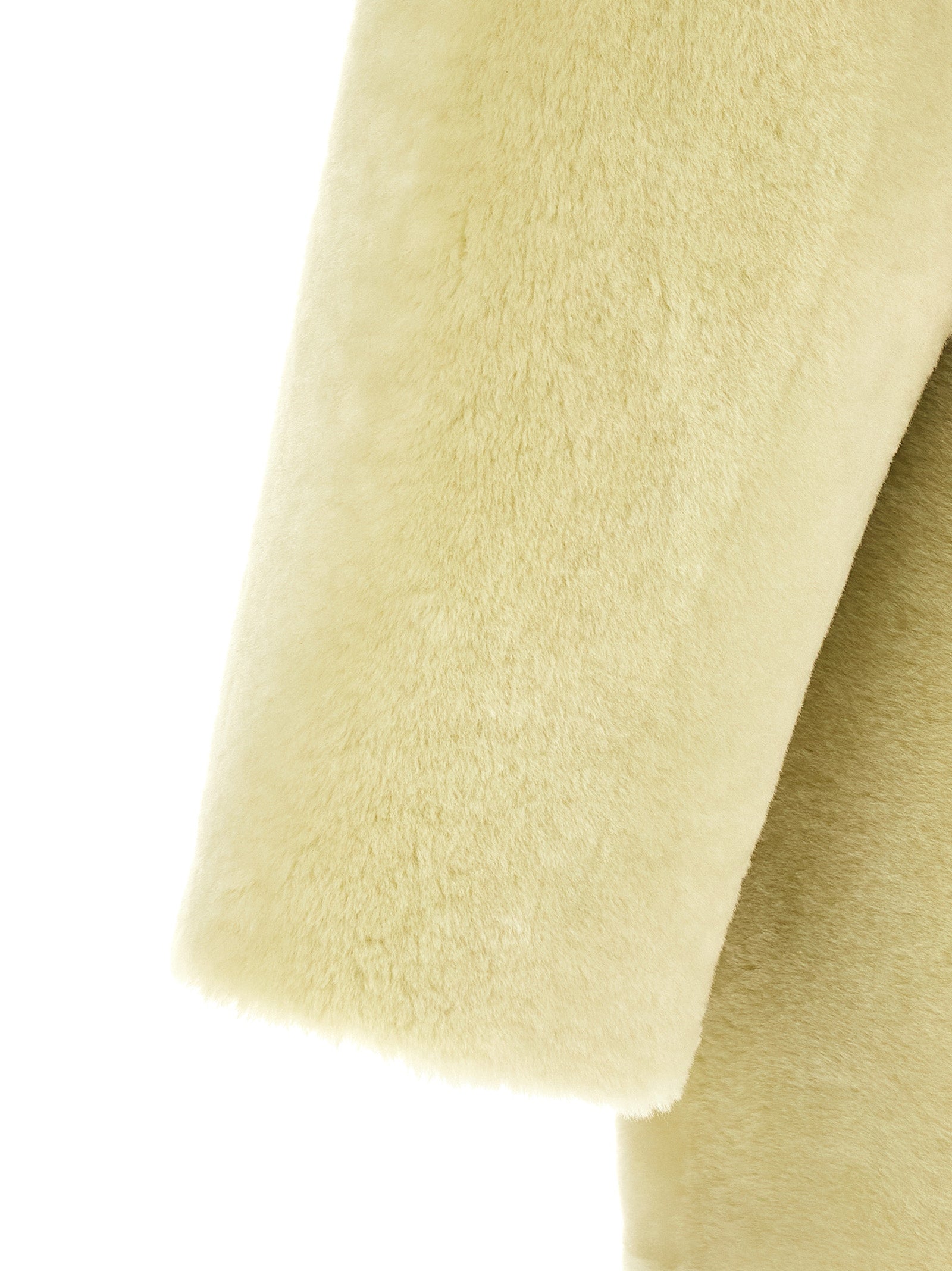 Bicolor Lamb Fur Coat