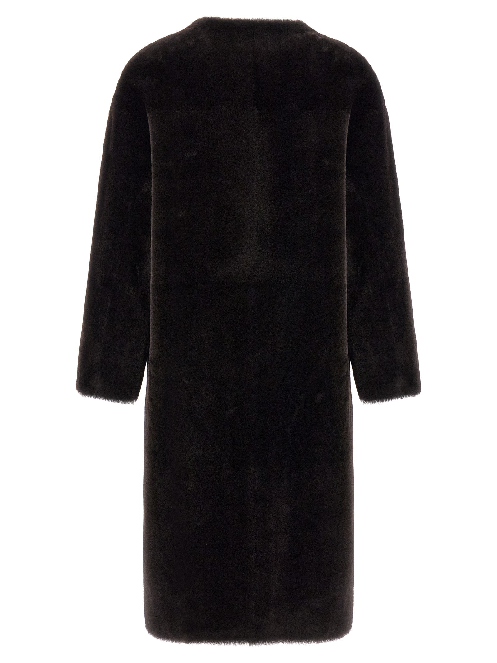 Brown Lamb Fur Coat