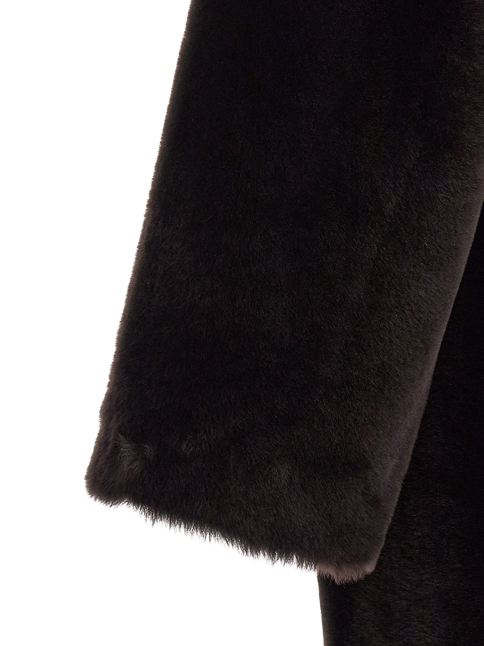 Brown Lamb Fur Coat