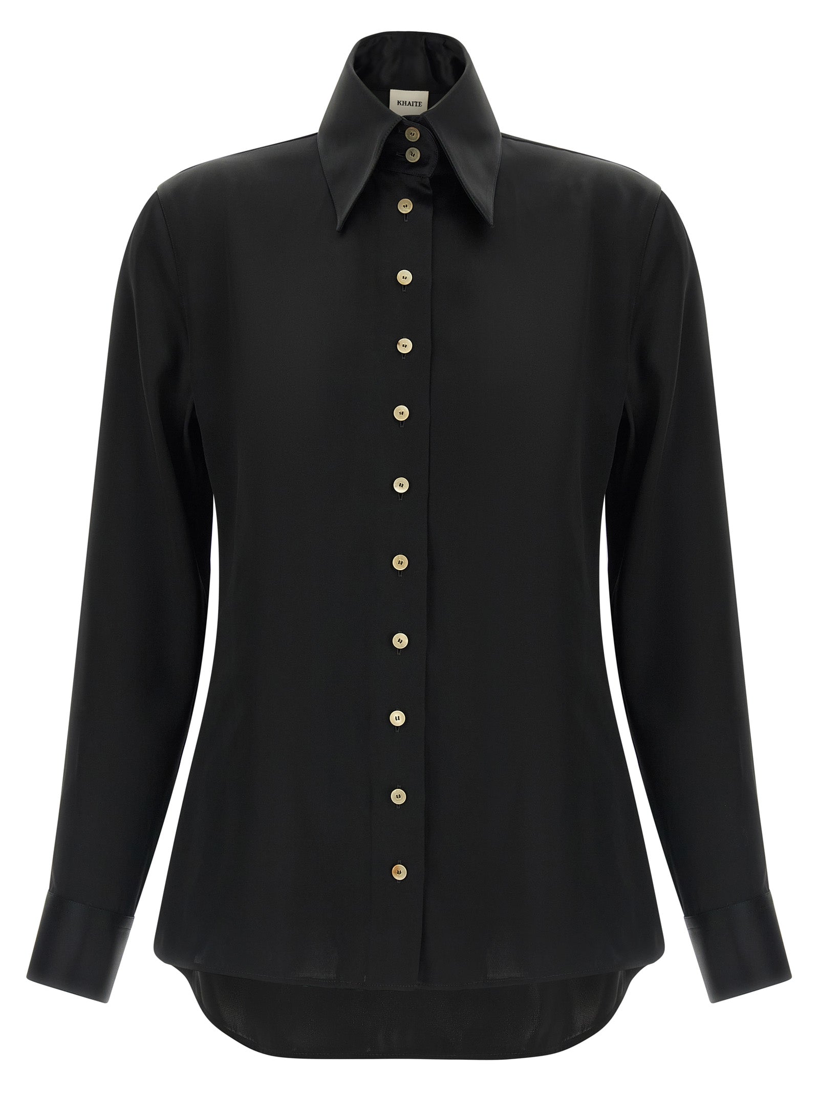 Black Acetate Blouse