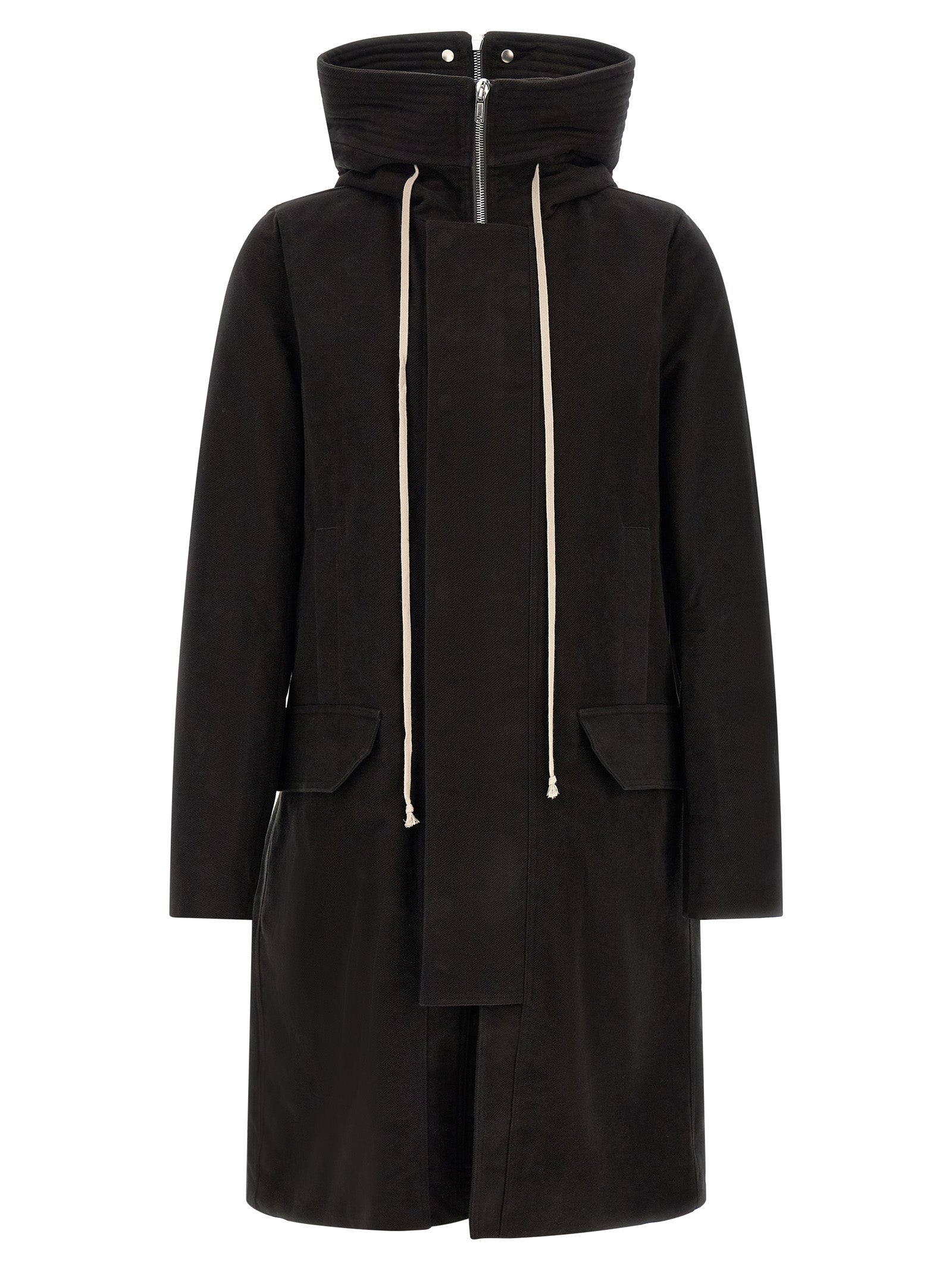 Black Cotton Parka