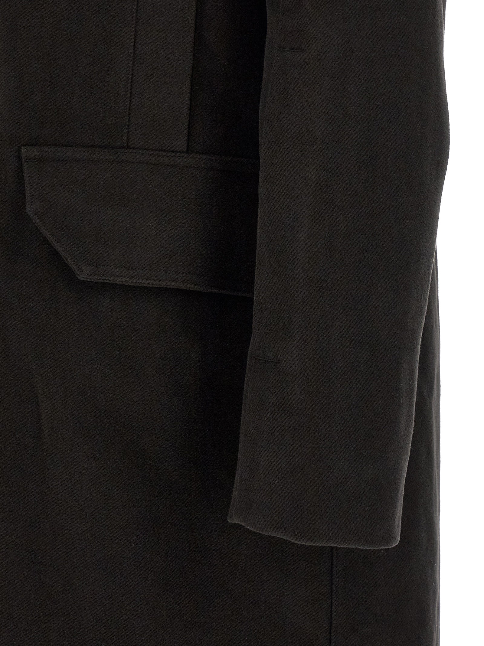 Black Cotton Parka