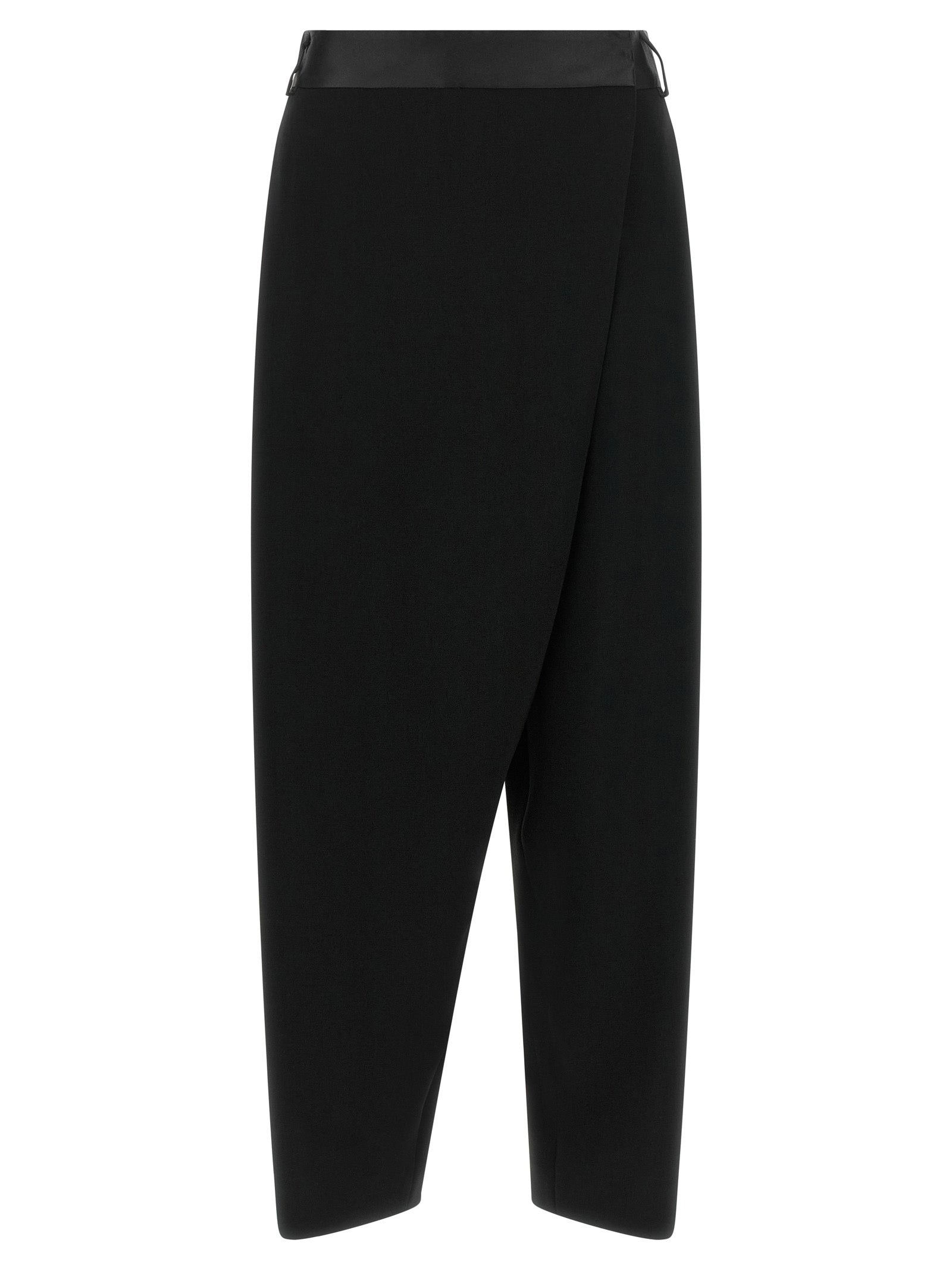 Black Triacetate Dress Pants