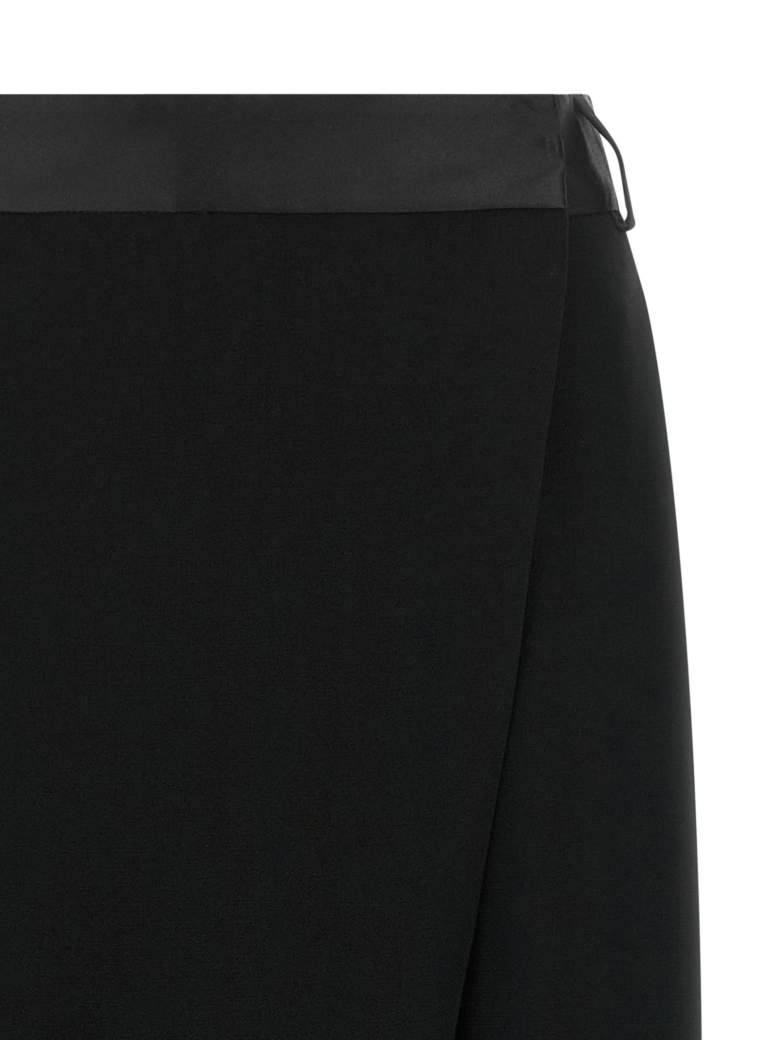 Black Triacetate Dress Pants