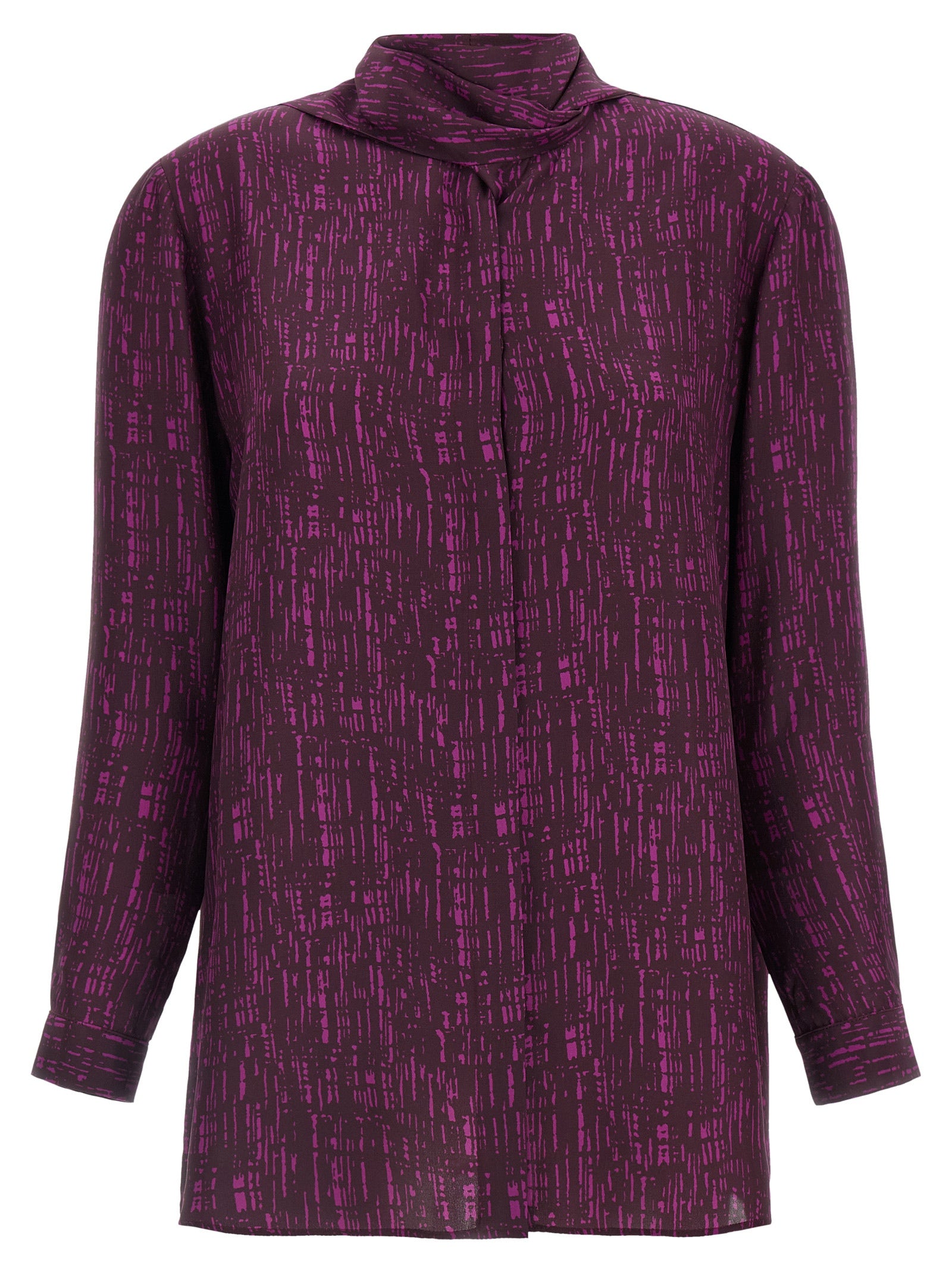 Purple Silk Blouse
