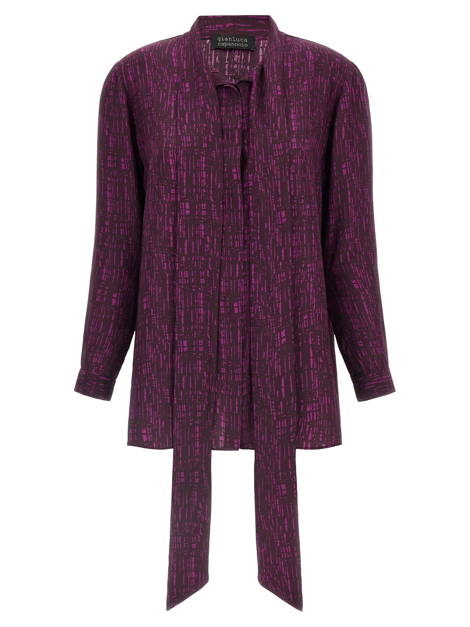 Purple Silk Blouse