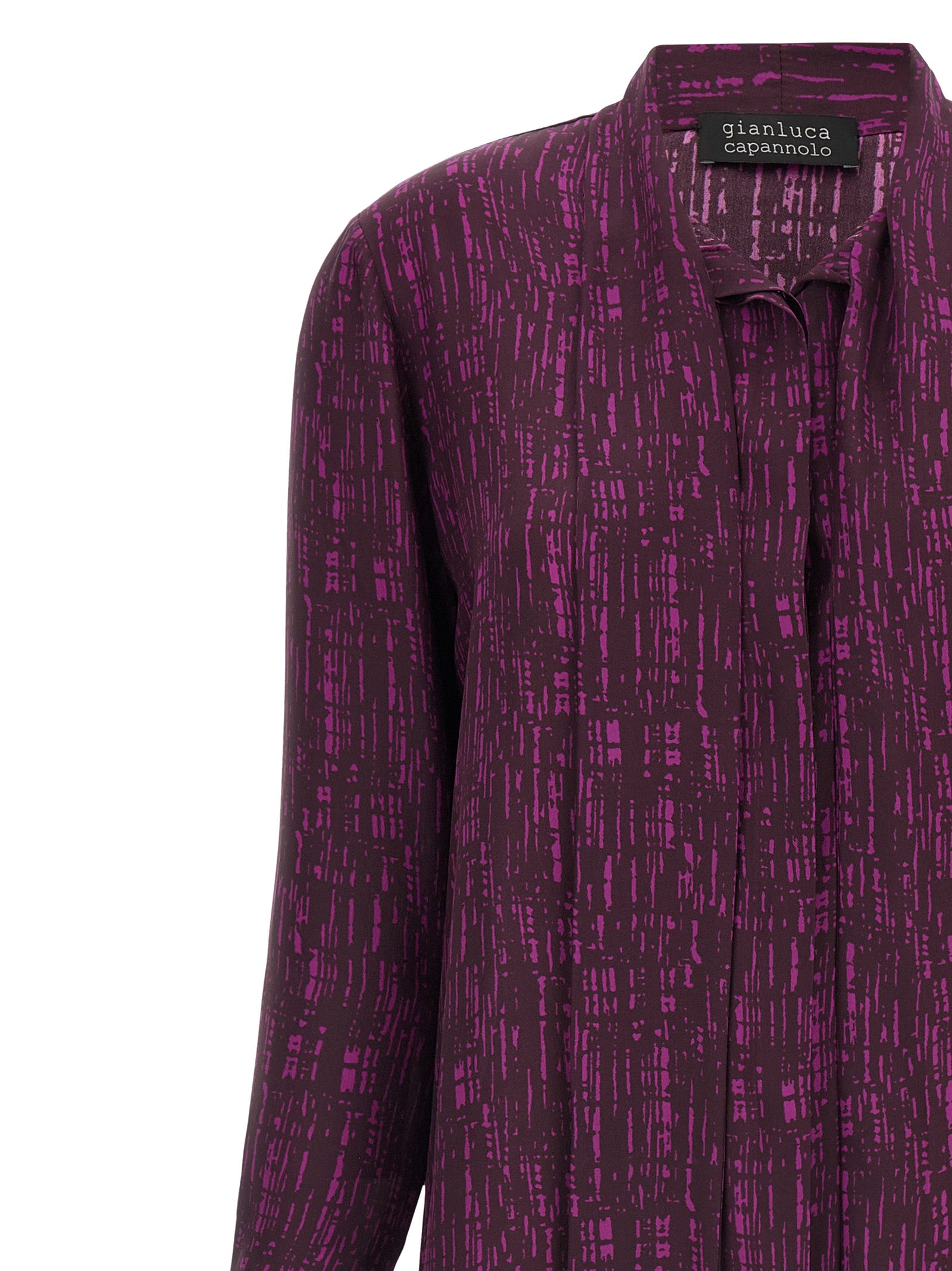 Purple Silk Blouse