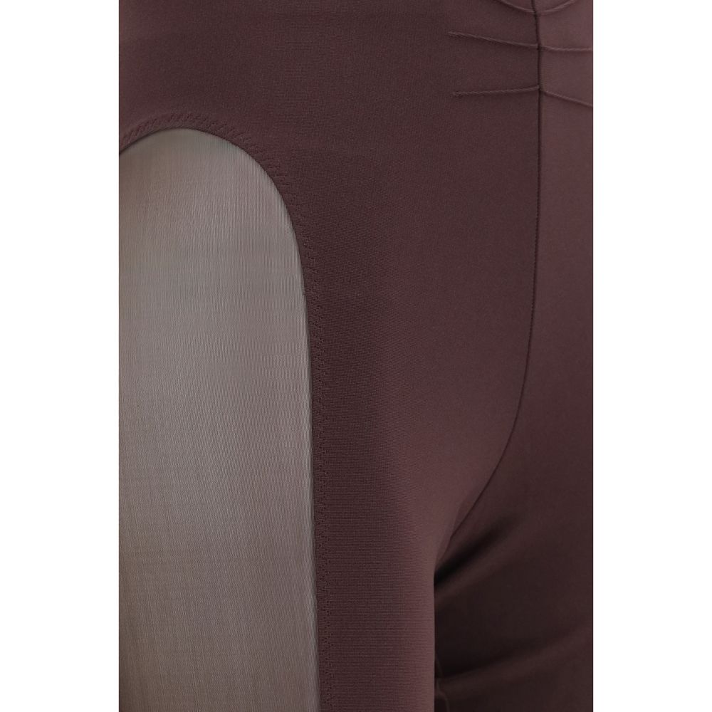Purple Viscose Leggings