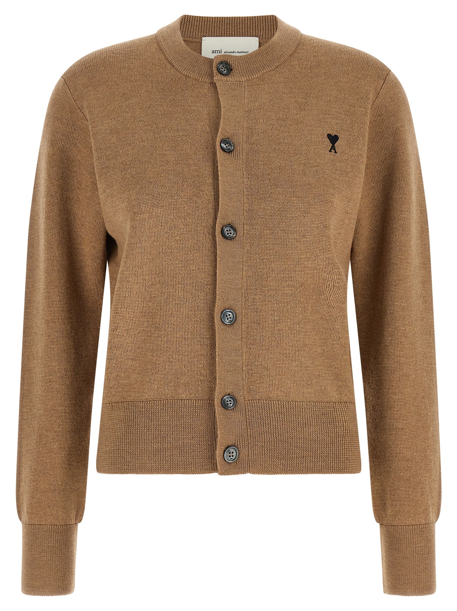 Beige Wool Cardigan