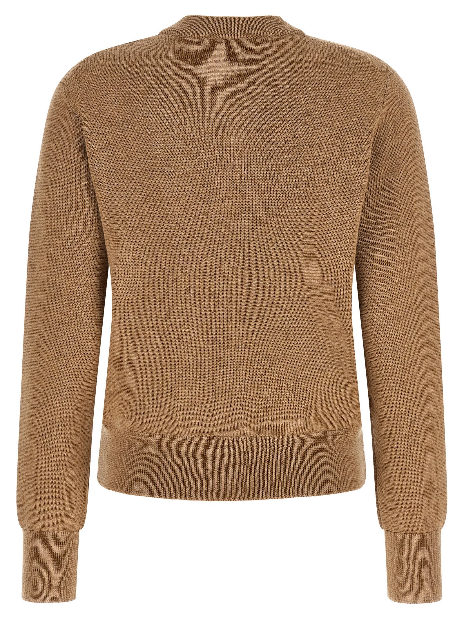Beige Wool Cardigan