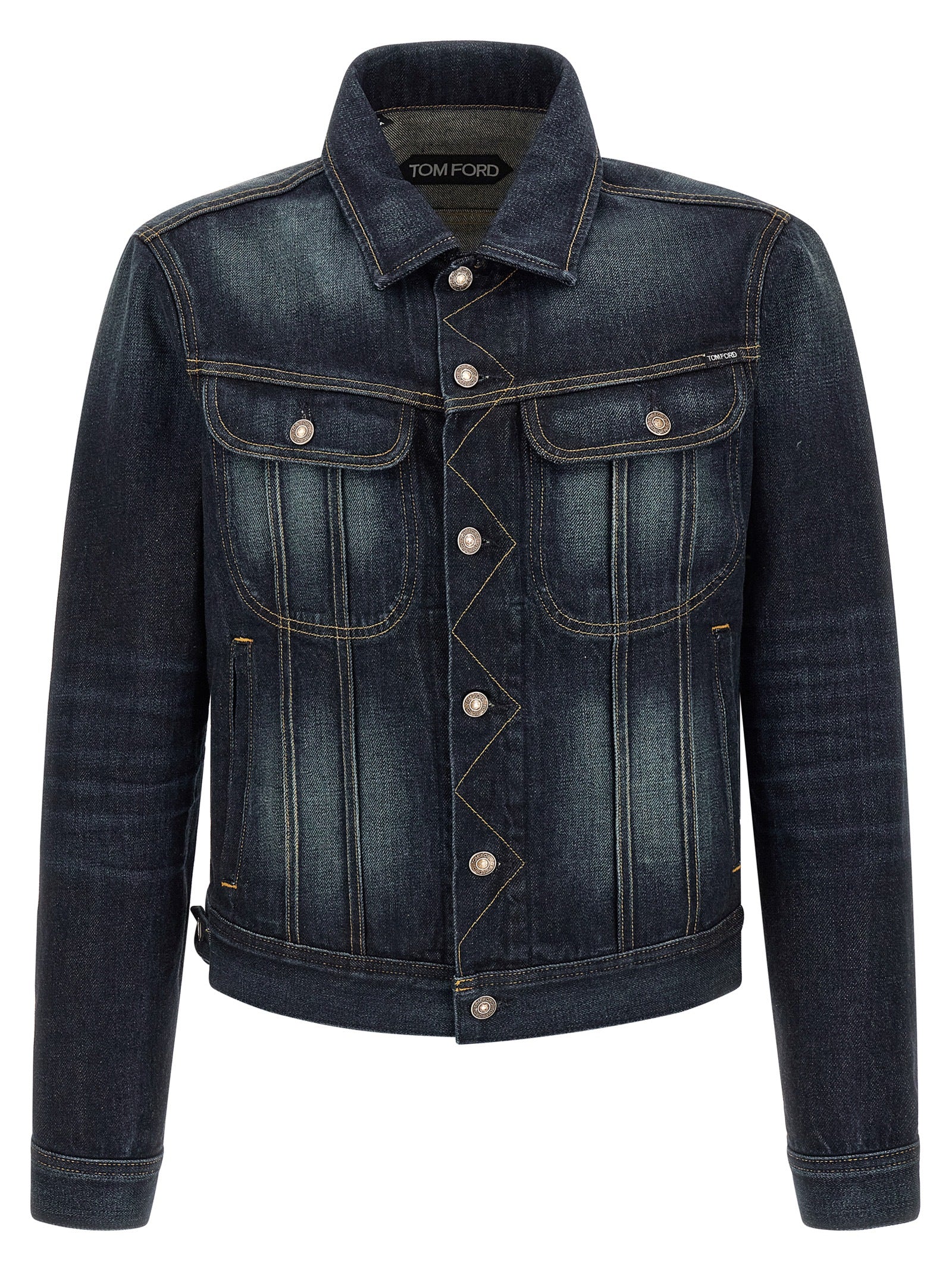 Blue Cotton Denim Jacket