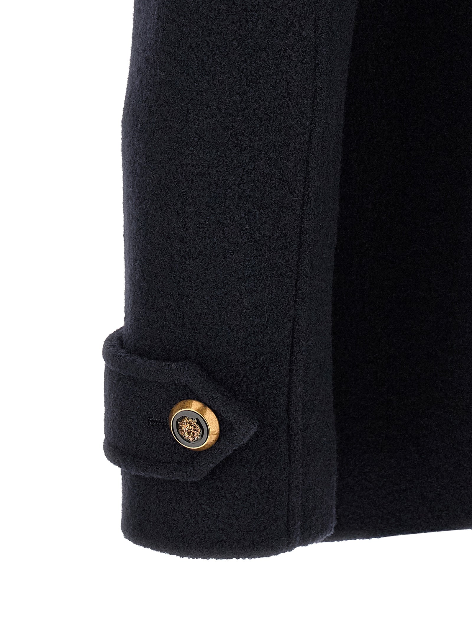 Blue Virgin Wool Coat
