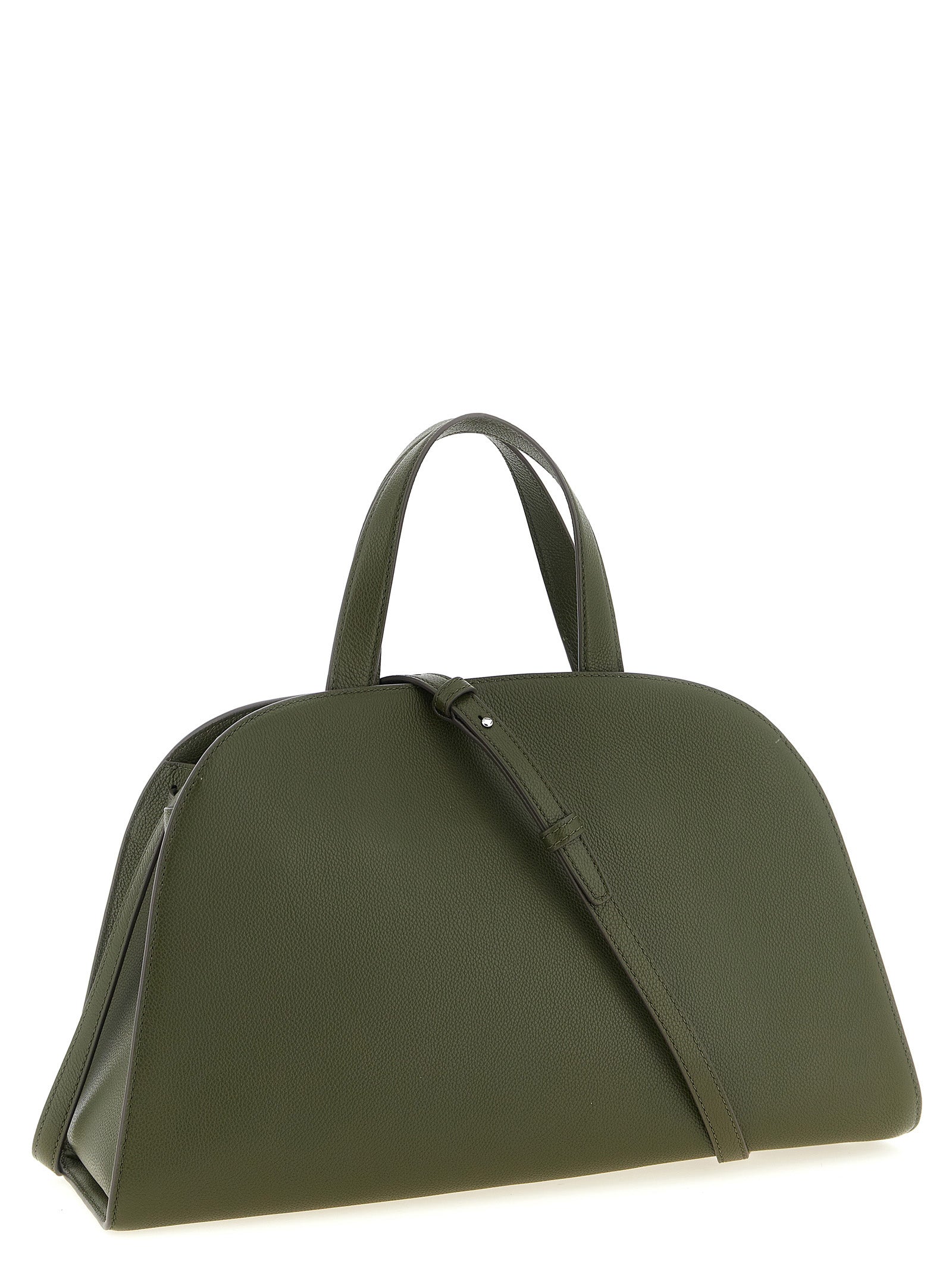 Bicolor Cowhide Handbag
