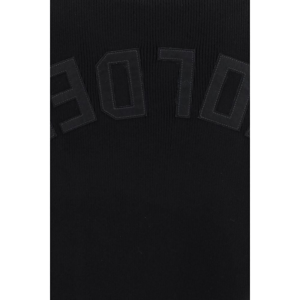 Black Cotton Sweatshirt