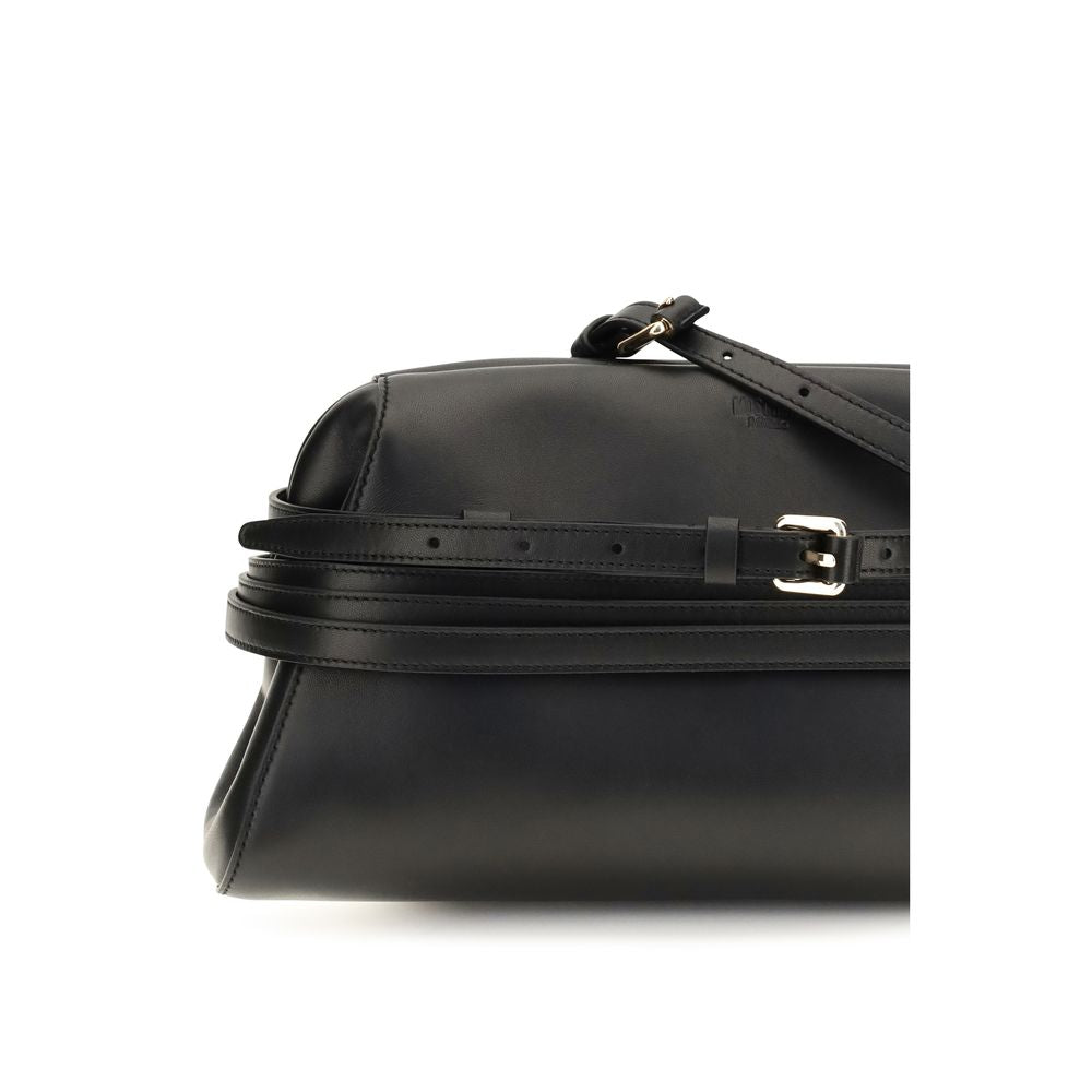 Black Goatskin Clutch Bag