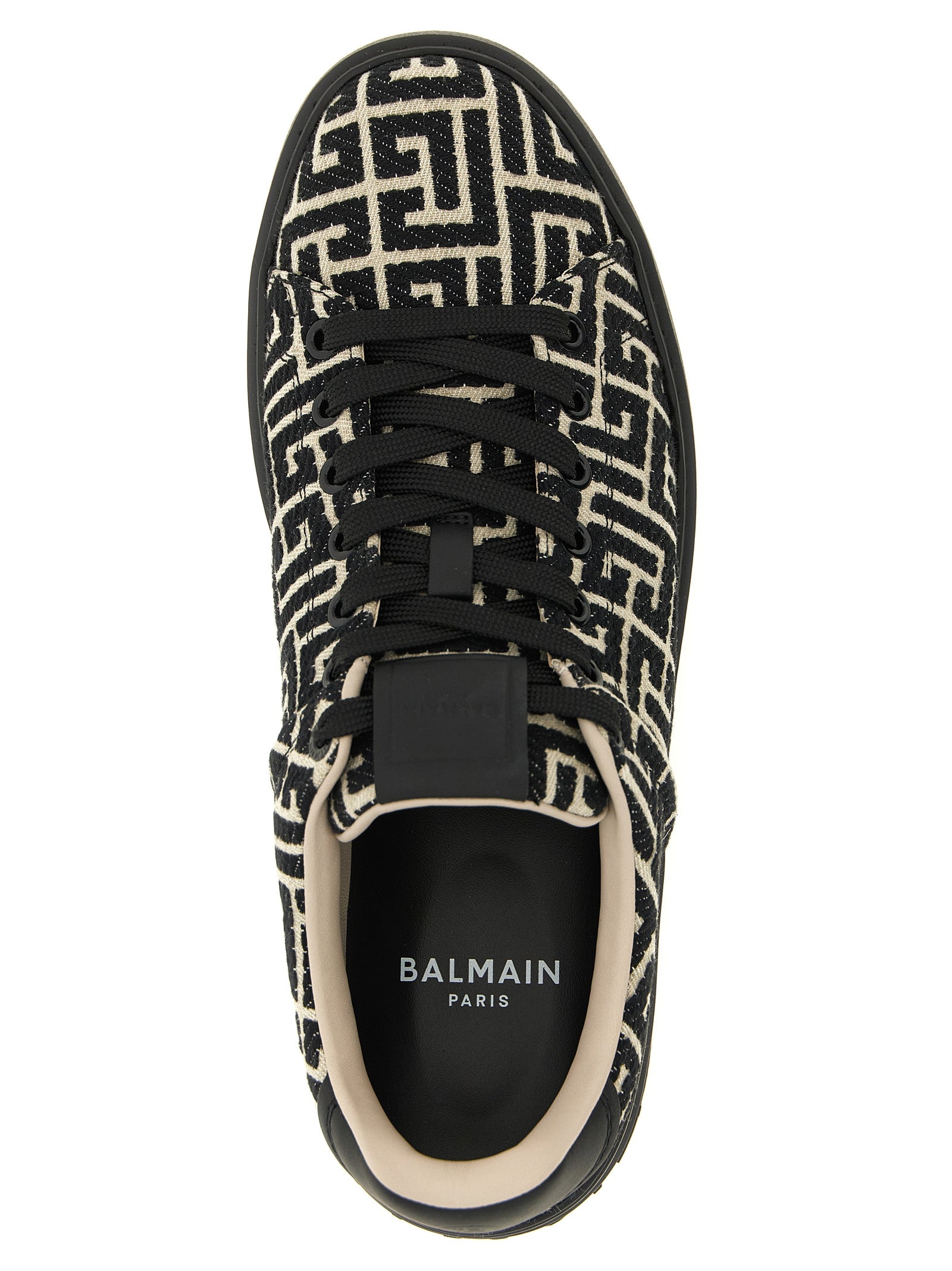Bicolor Cotton Low Top Sneakers