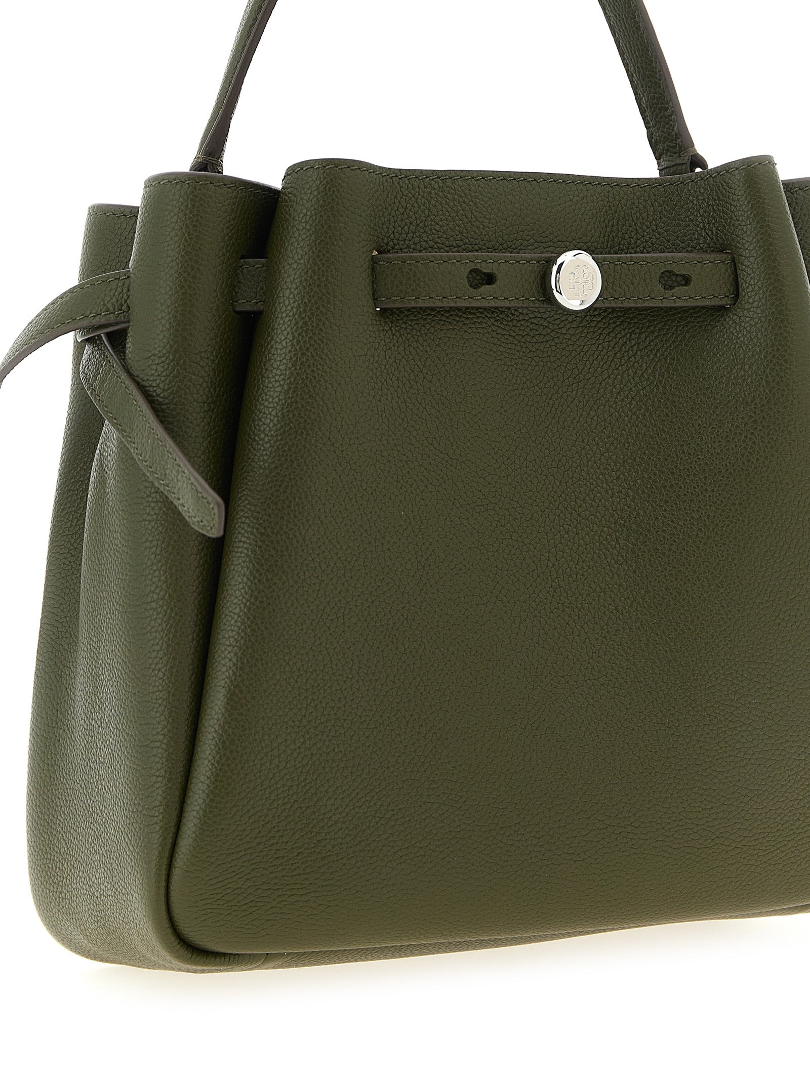 Bicolor Cowhide Crossbody Bag