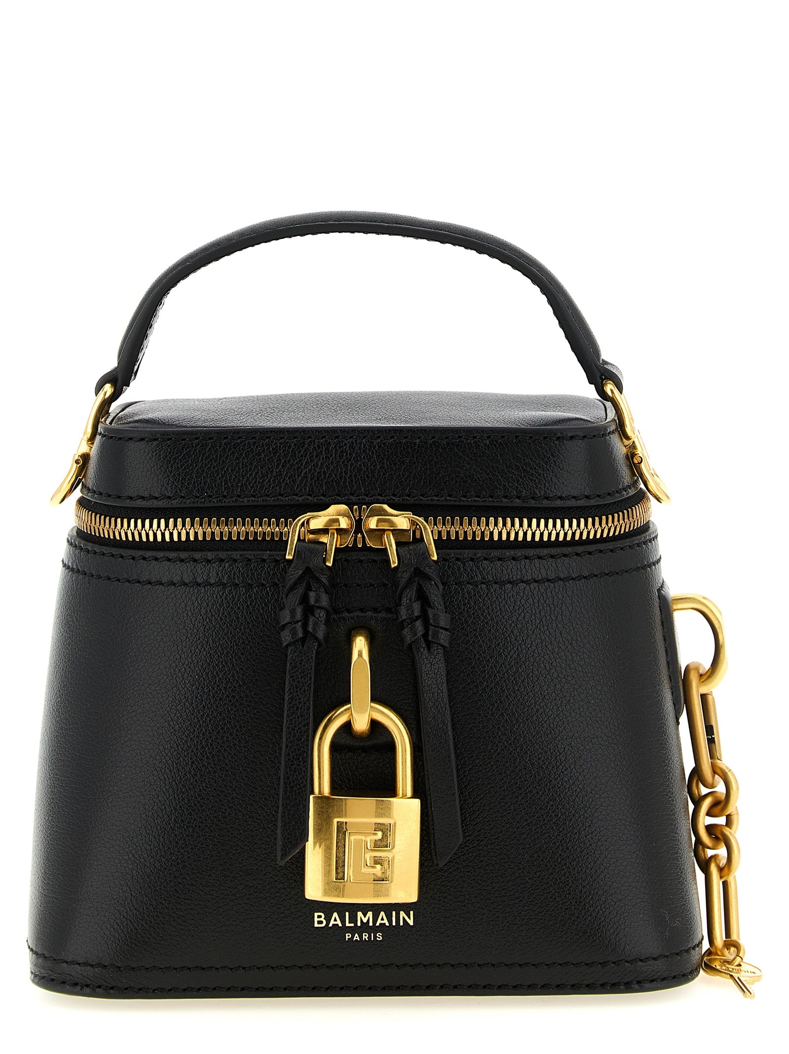 Black Buffalo Leather Handbag