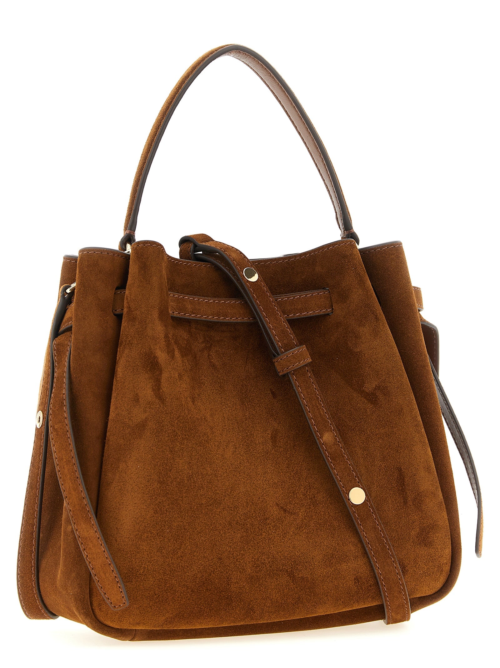 Brown Bovine Leather Crossbody Bag