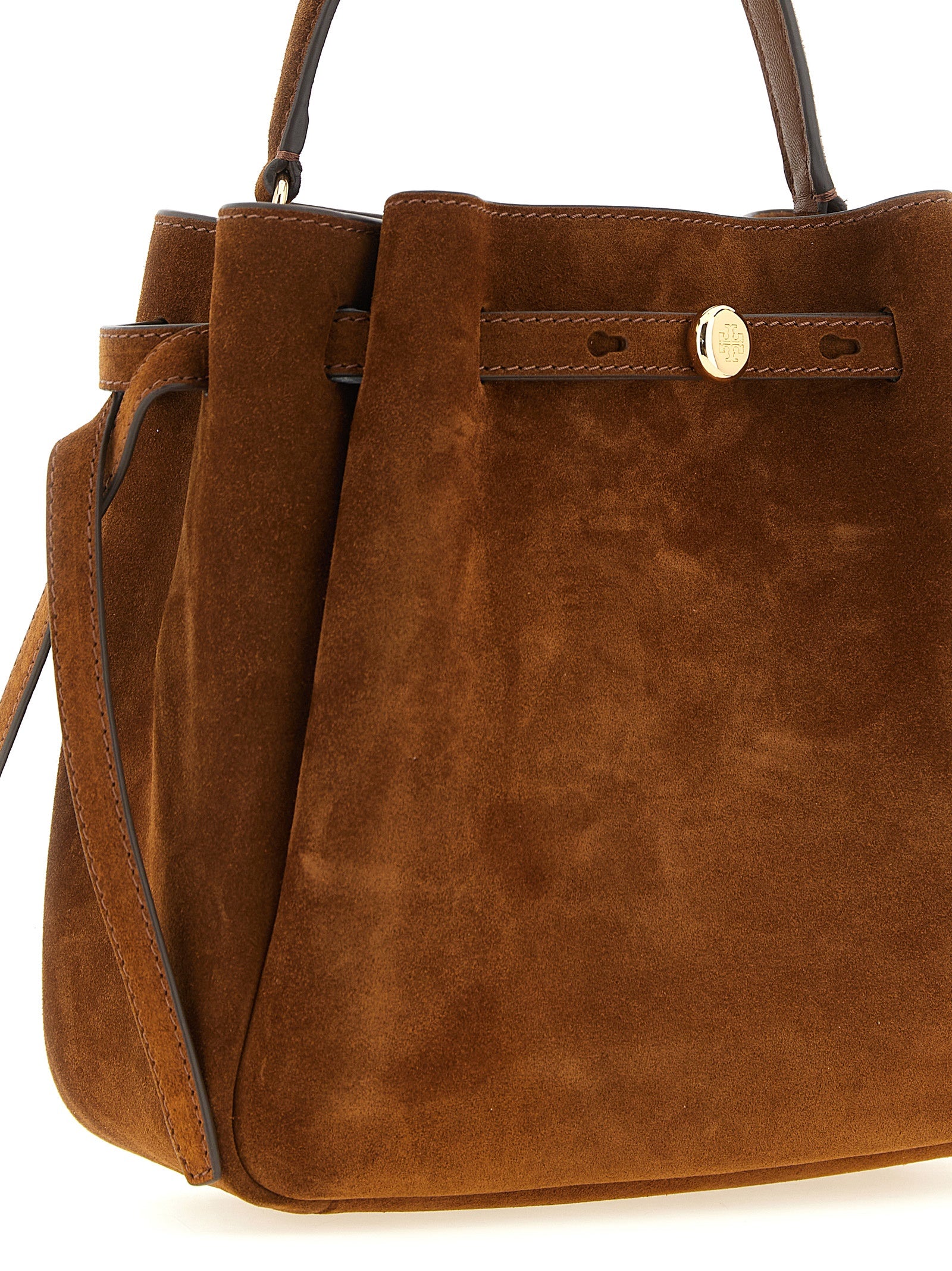 Brown Bovine Leather Crossbody Bag