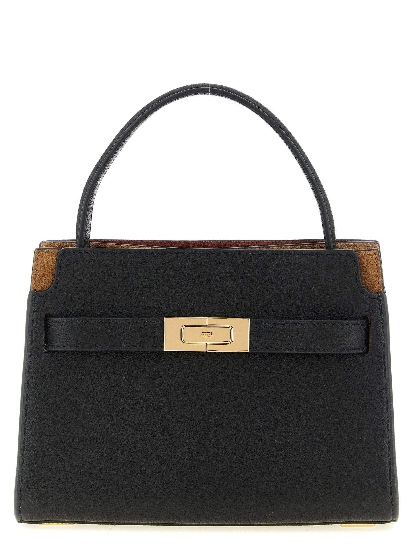 Black Lambskin Crossbody Bag