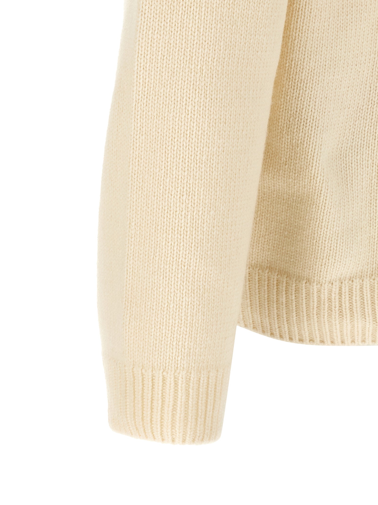 White Wool Cardigan