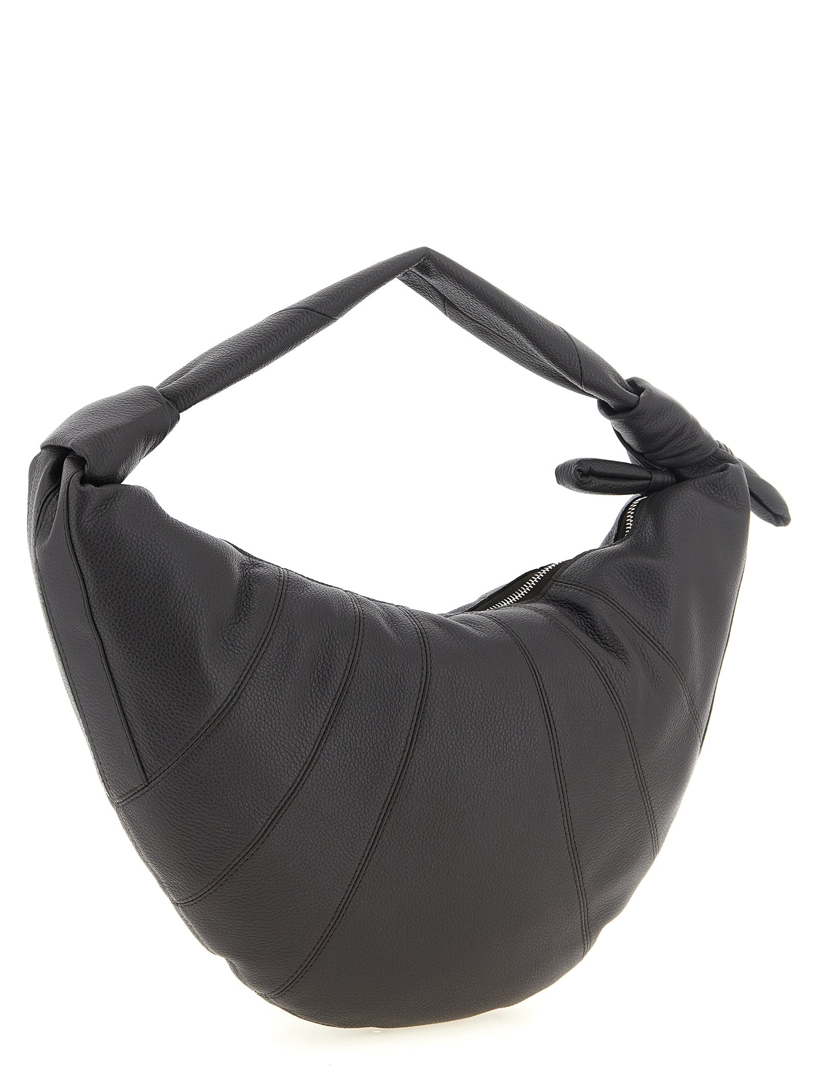 Brown Calfskin Shoulder Bag
