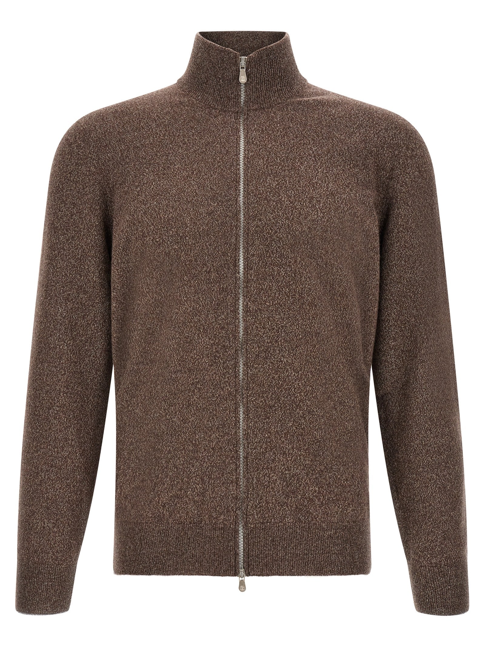 Brown Cashmere Cardigan