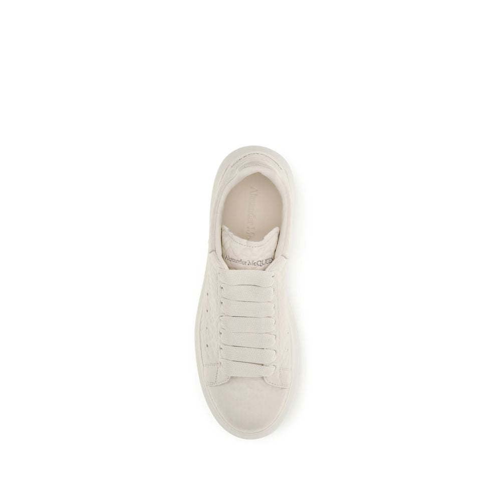 White Calf Leather Bos Taurus Chunky Sneakers