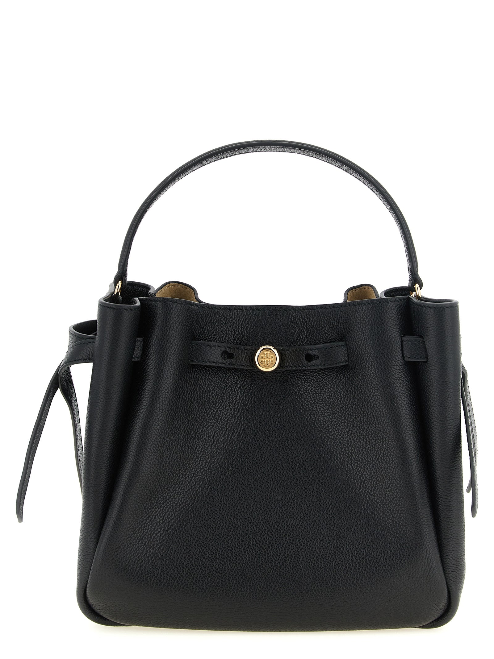 Black Cowhide Crossbody Bag