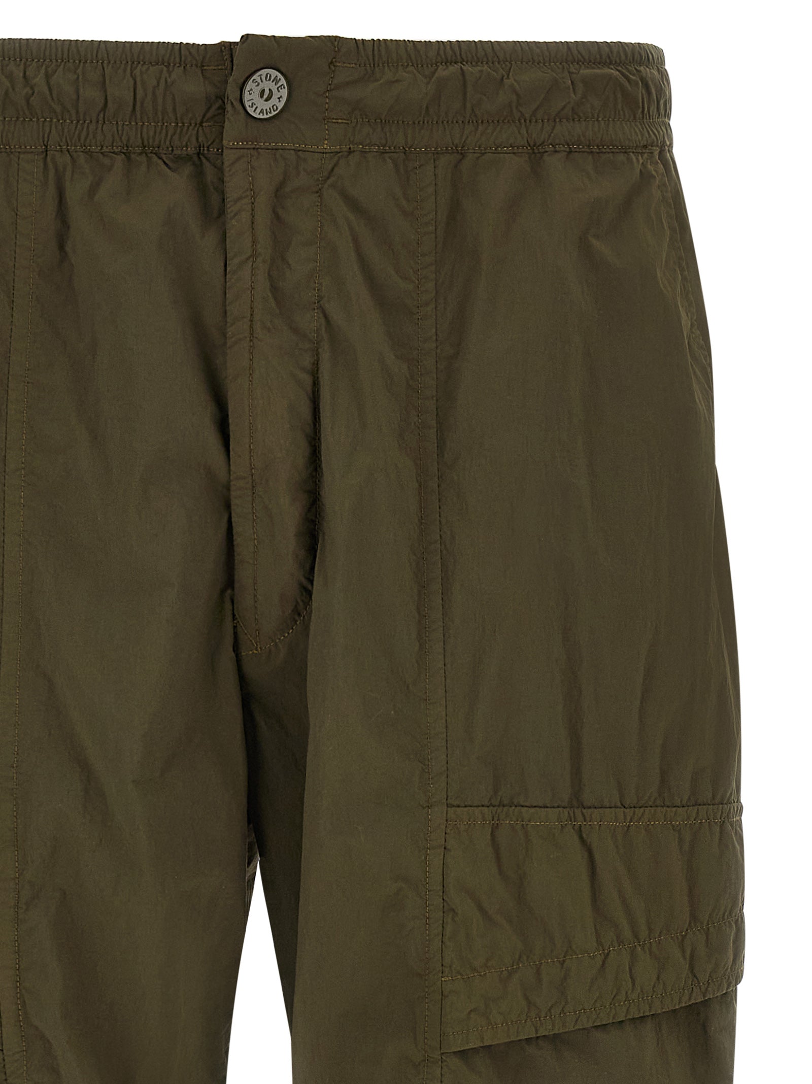 Bicolor Polyamide Cargo Pants