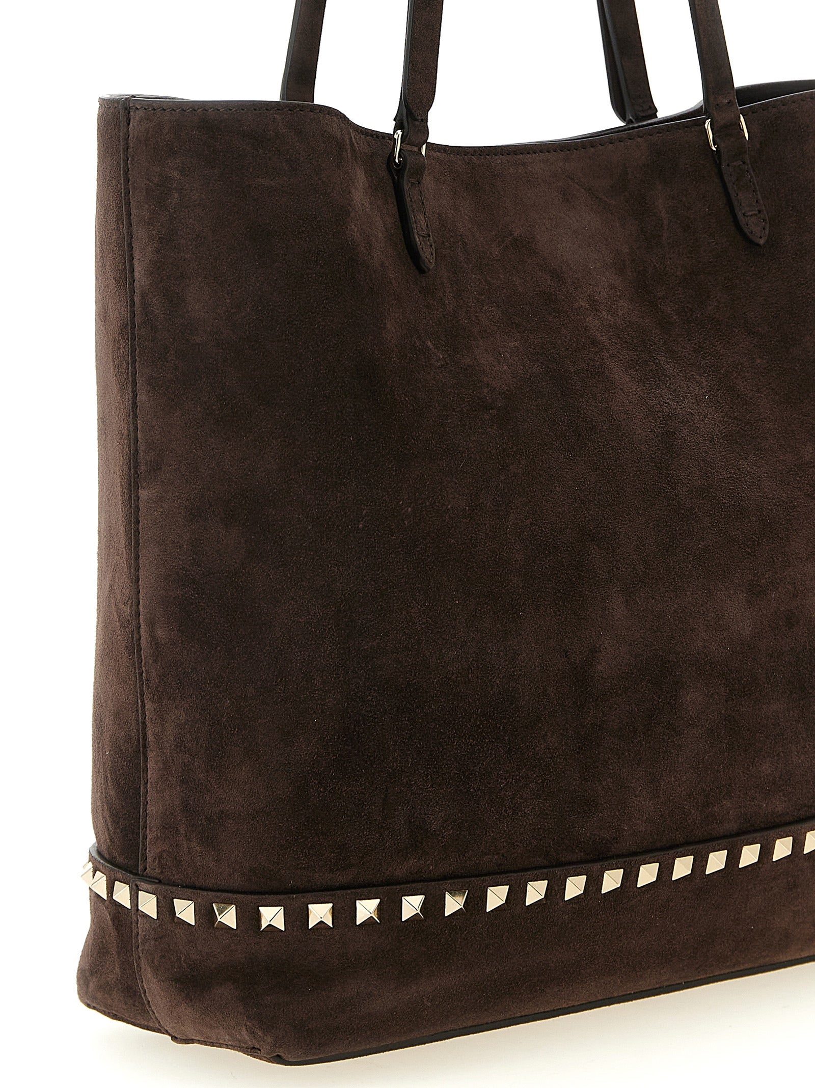 Brown Calfskin Shoulder Bag