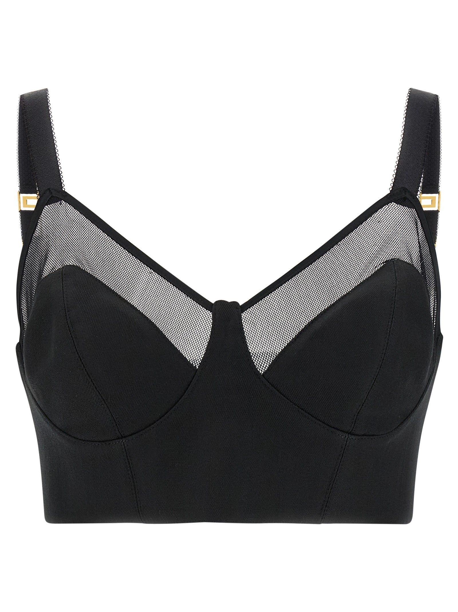 Black Virgin Wool Tank Tops