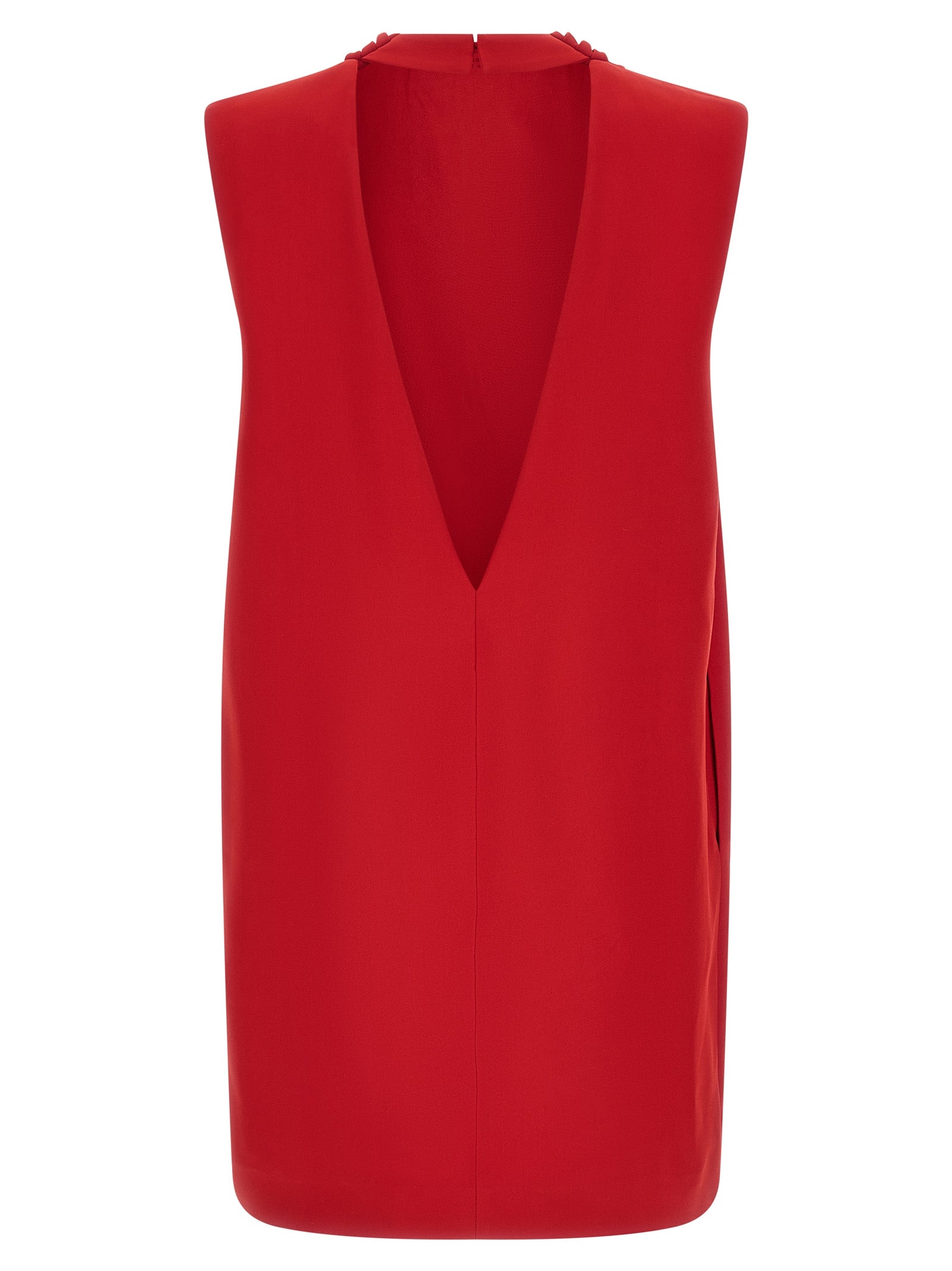 Multicolor Silk Short Dress