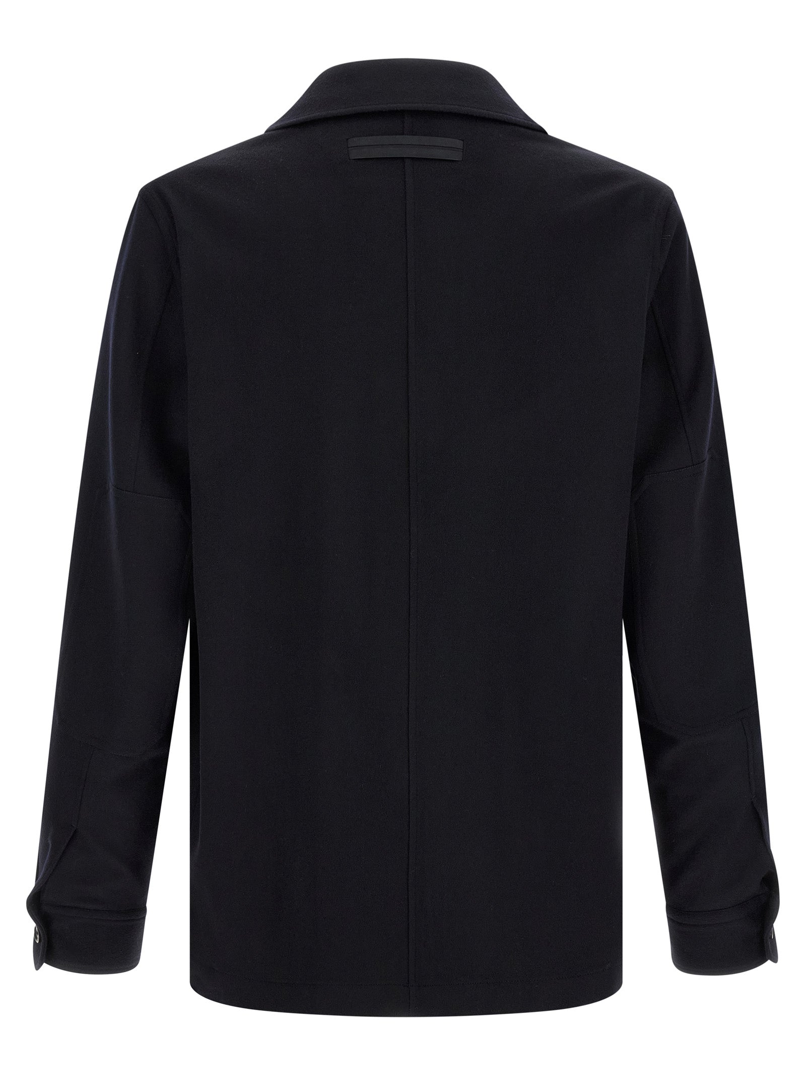 Blue Wool Blouse