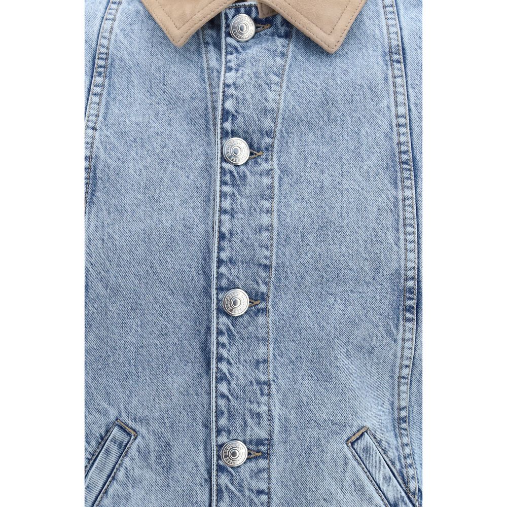 Blue Cotton Denim Jacket